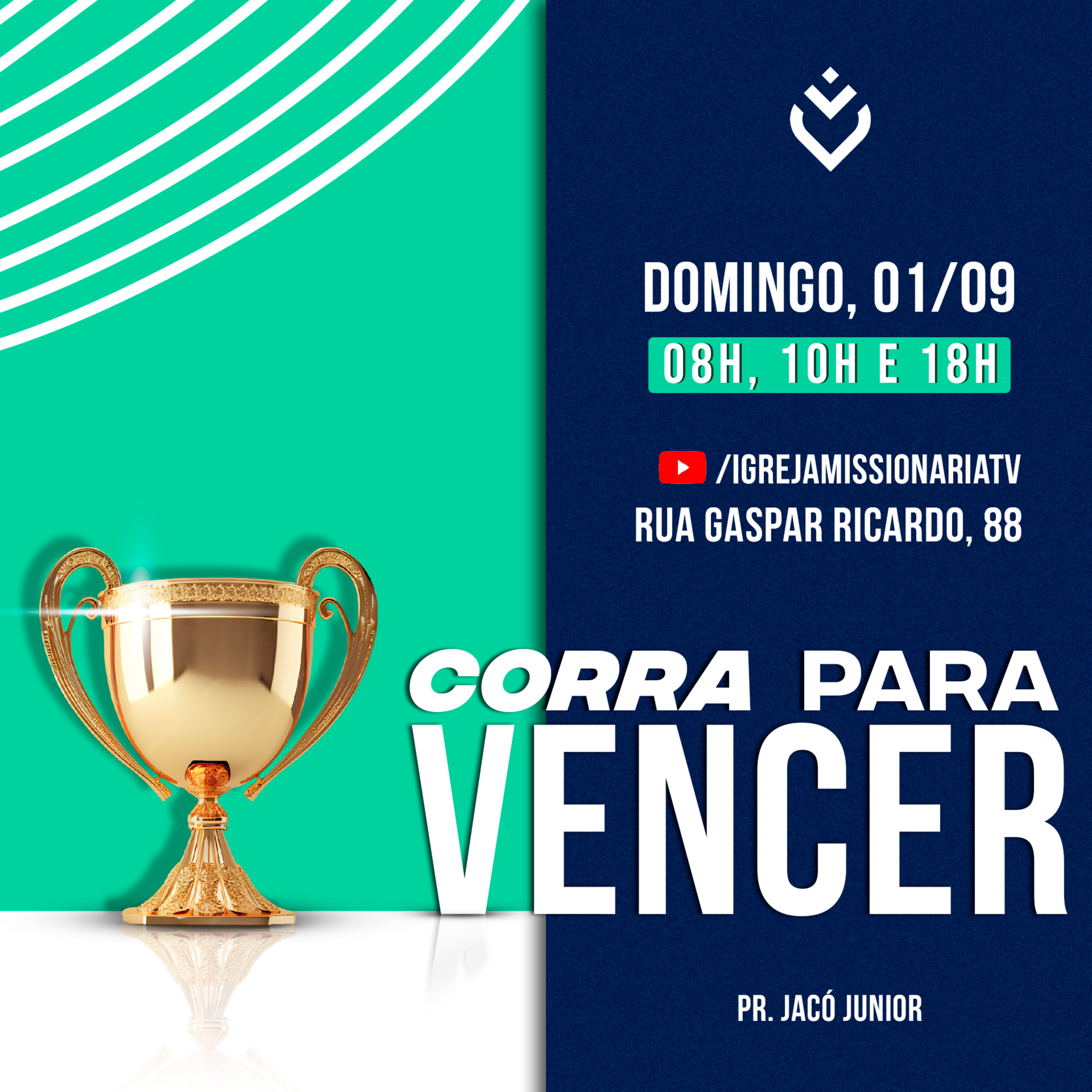 Corra Para Vencer | DOMINGO, 01/09/2024 episode artwork