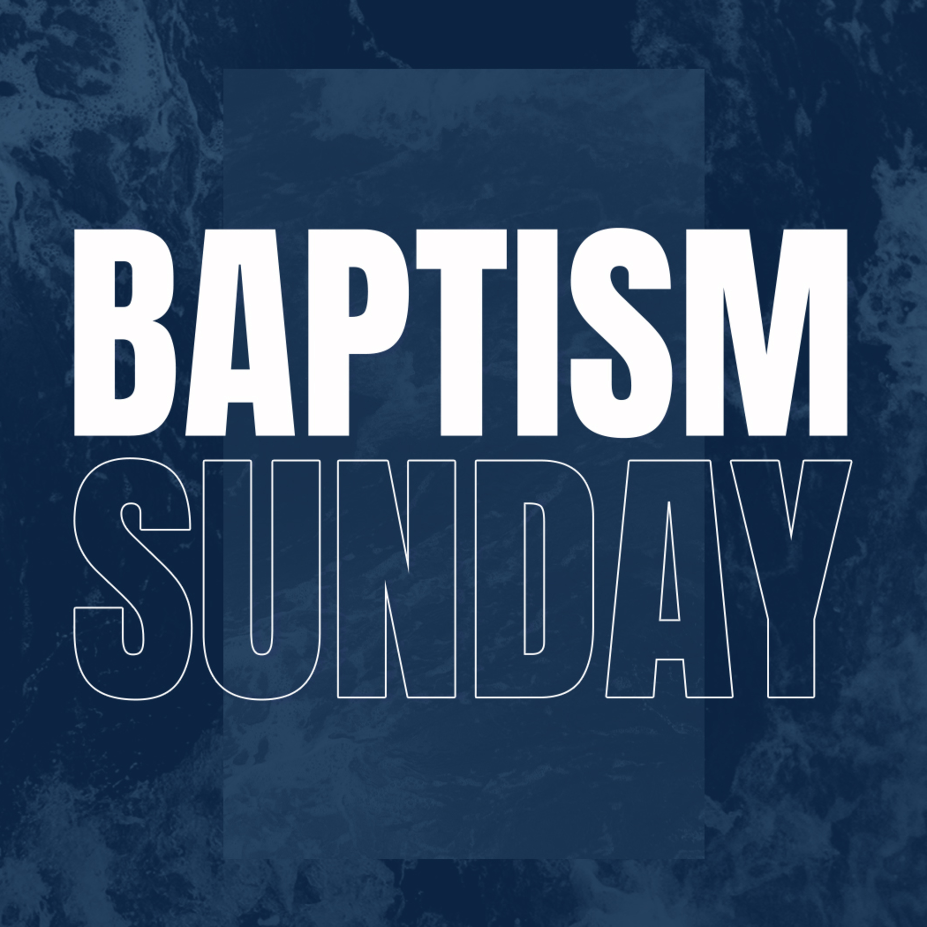 Baptism Sunday episode artwork