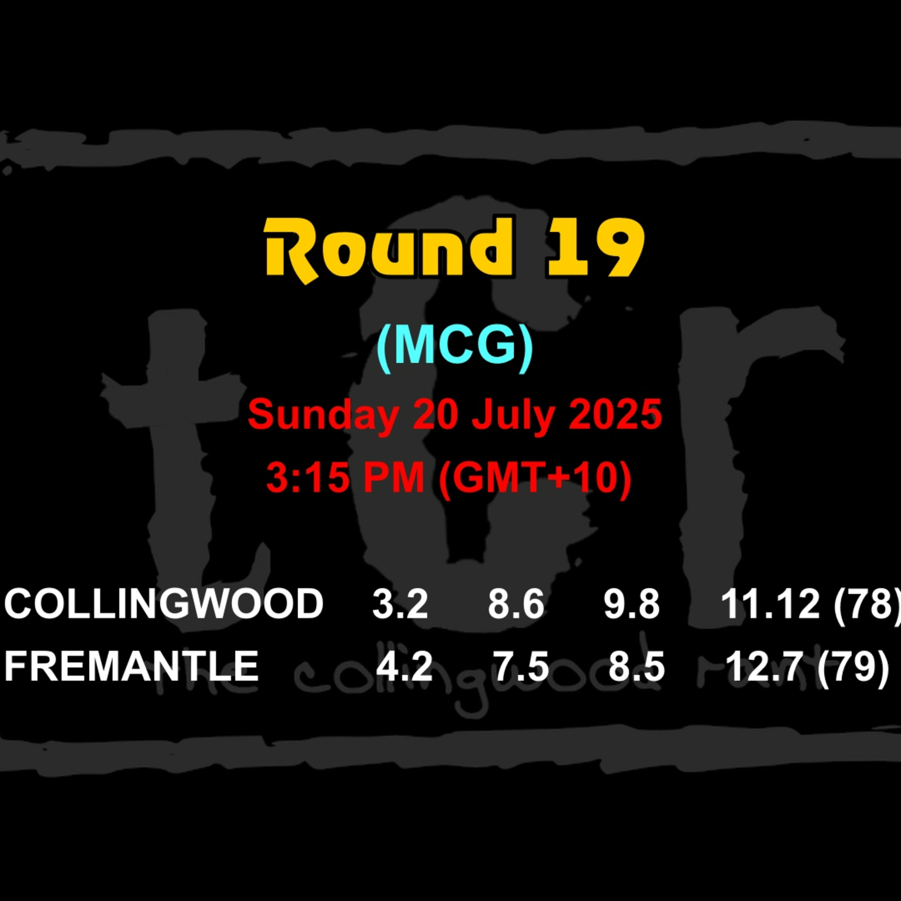 The Collingwood Rant