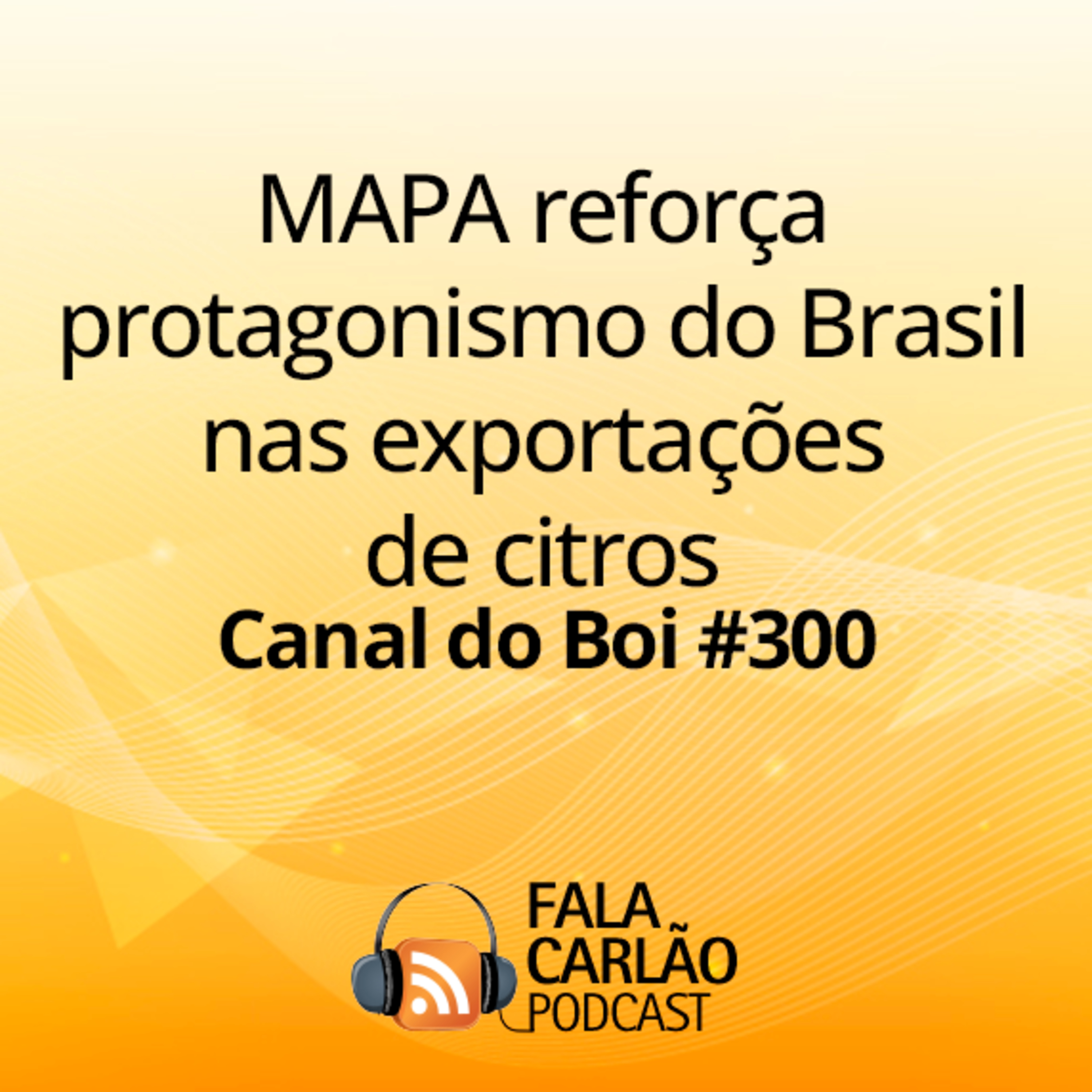 MAPA reforça protagonismo do Brasil nas exportações de citros | Canal do Boi #300  episode artwork