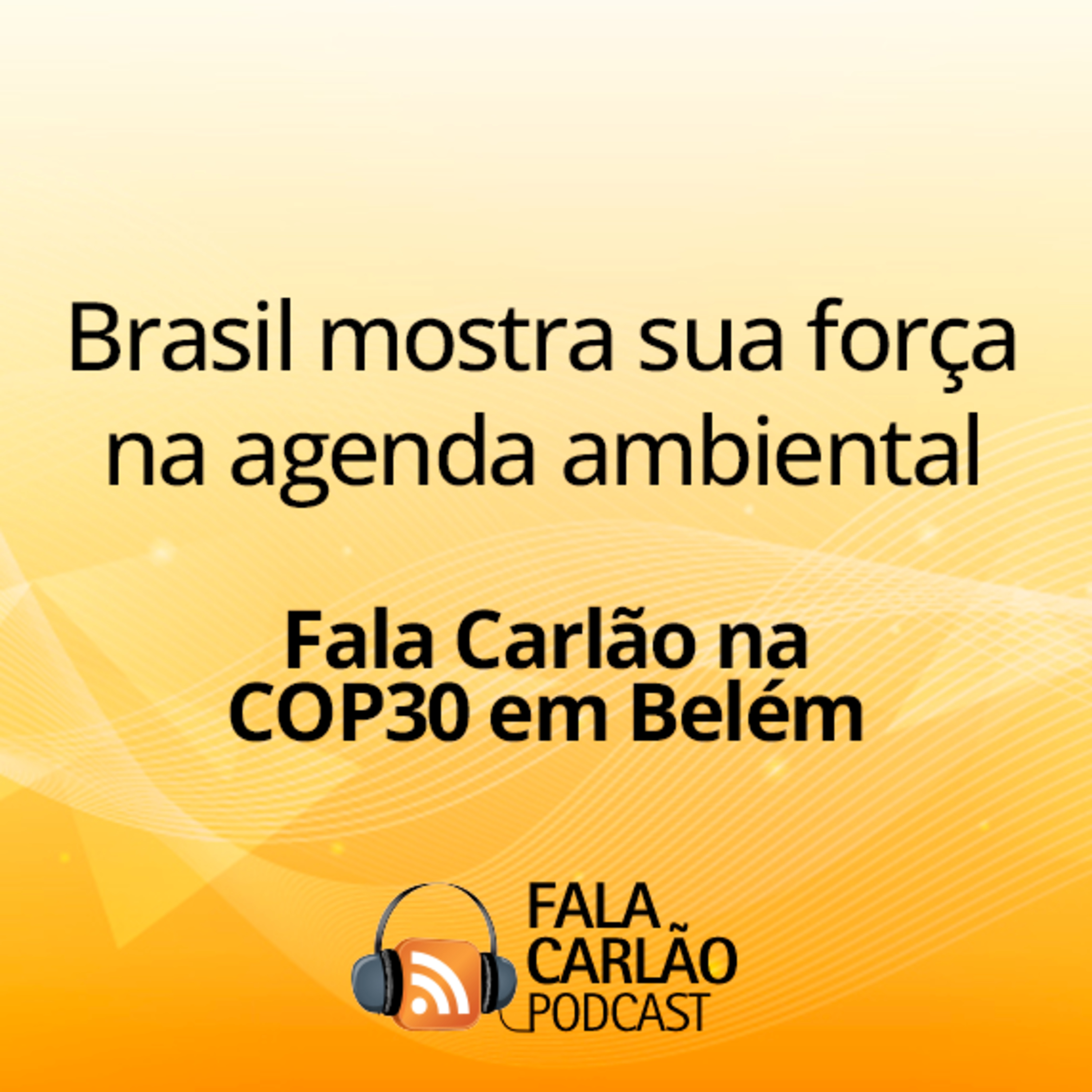 Brasil mostra sua força na agenda ambiental | Fala Carlão 