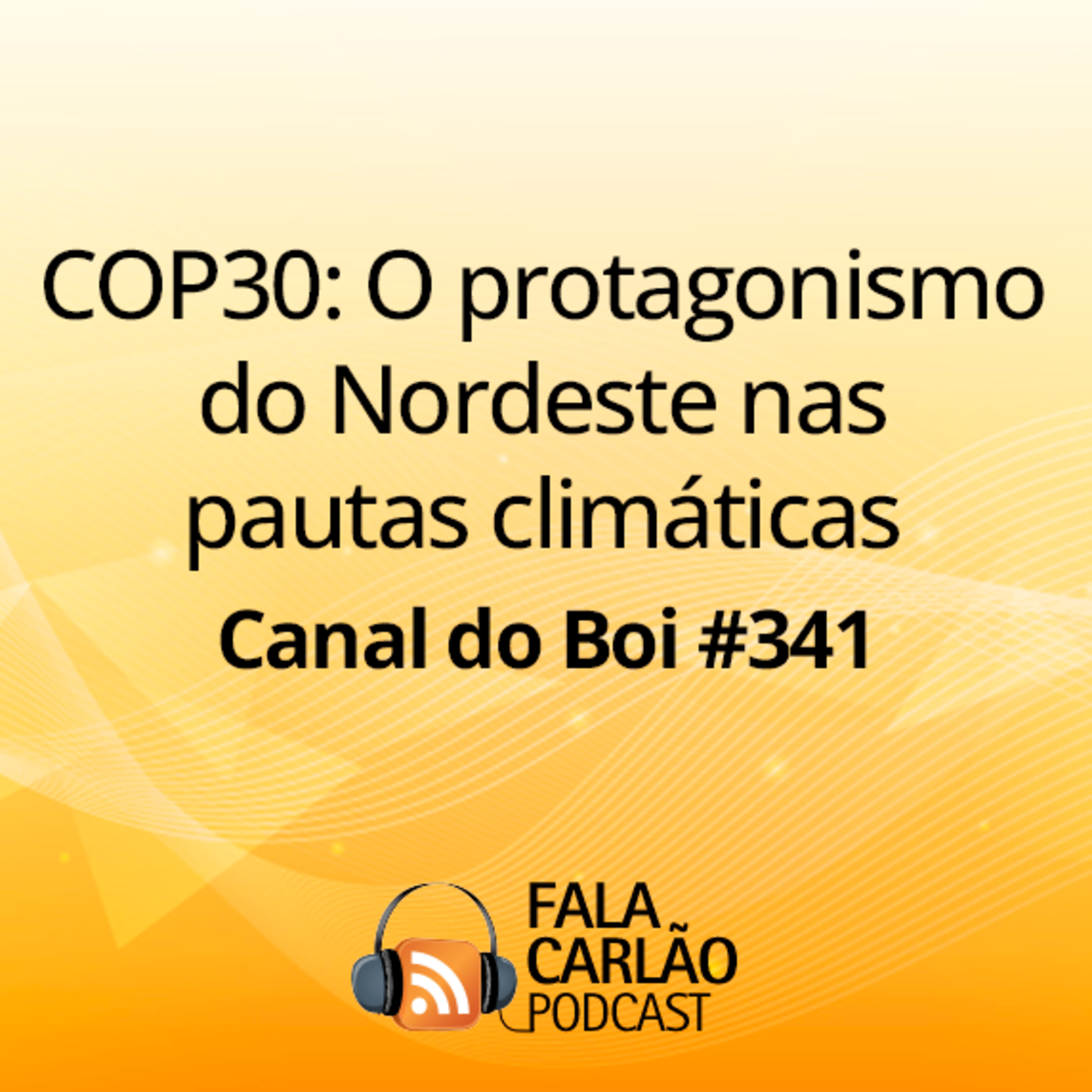 COP30: O protagonismo do Nordeste nas pautas climáticas | Canal do Boi #341  episode artwork