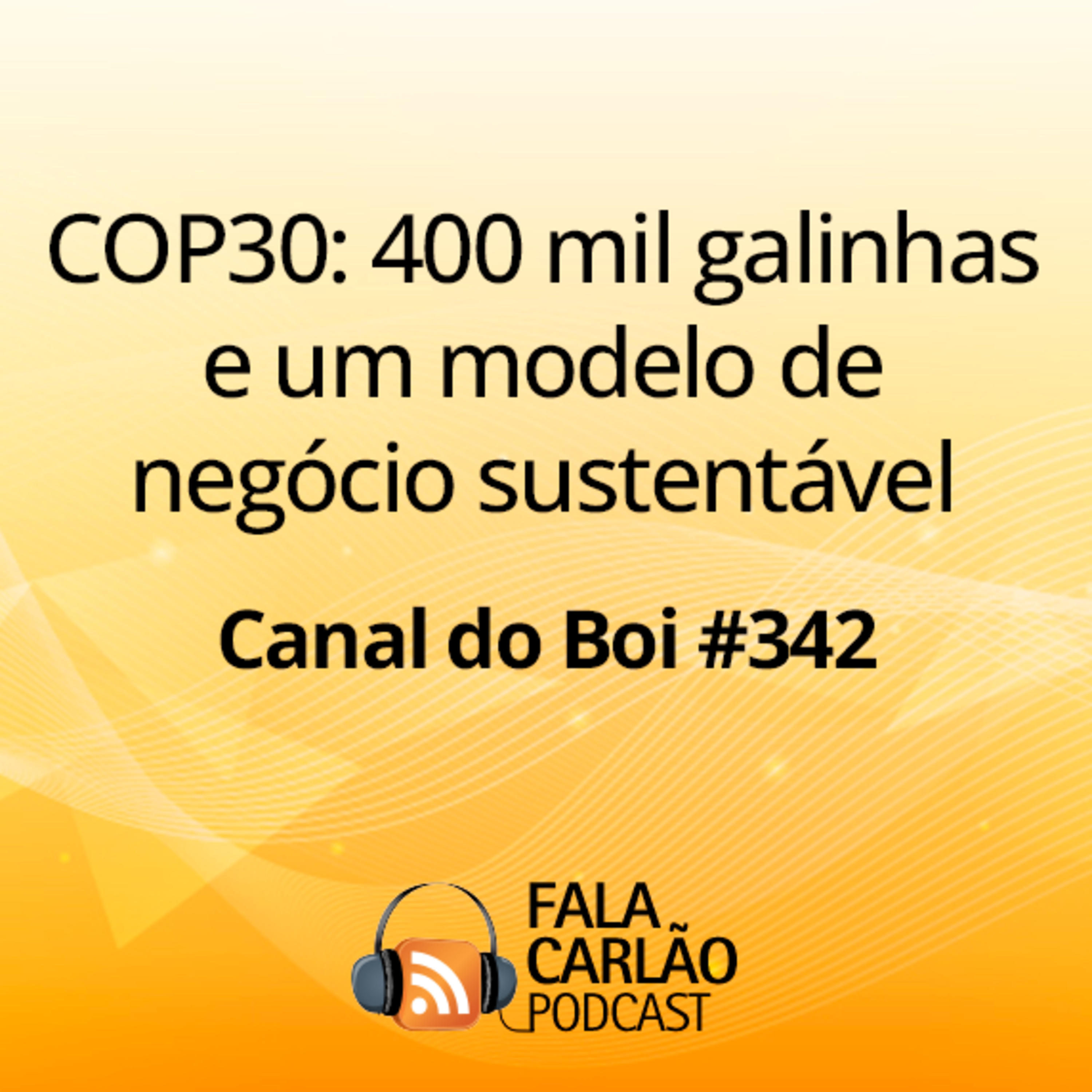 COP30: 400 mil galinhas e um modelo de negócio sustentável | Canal do Boi #342  episode artwork