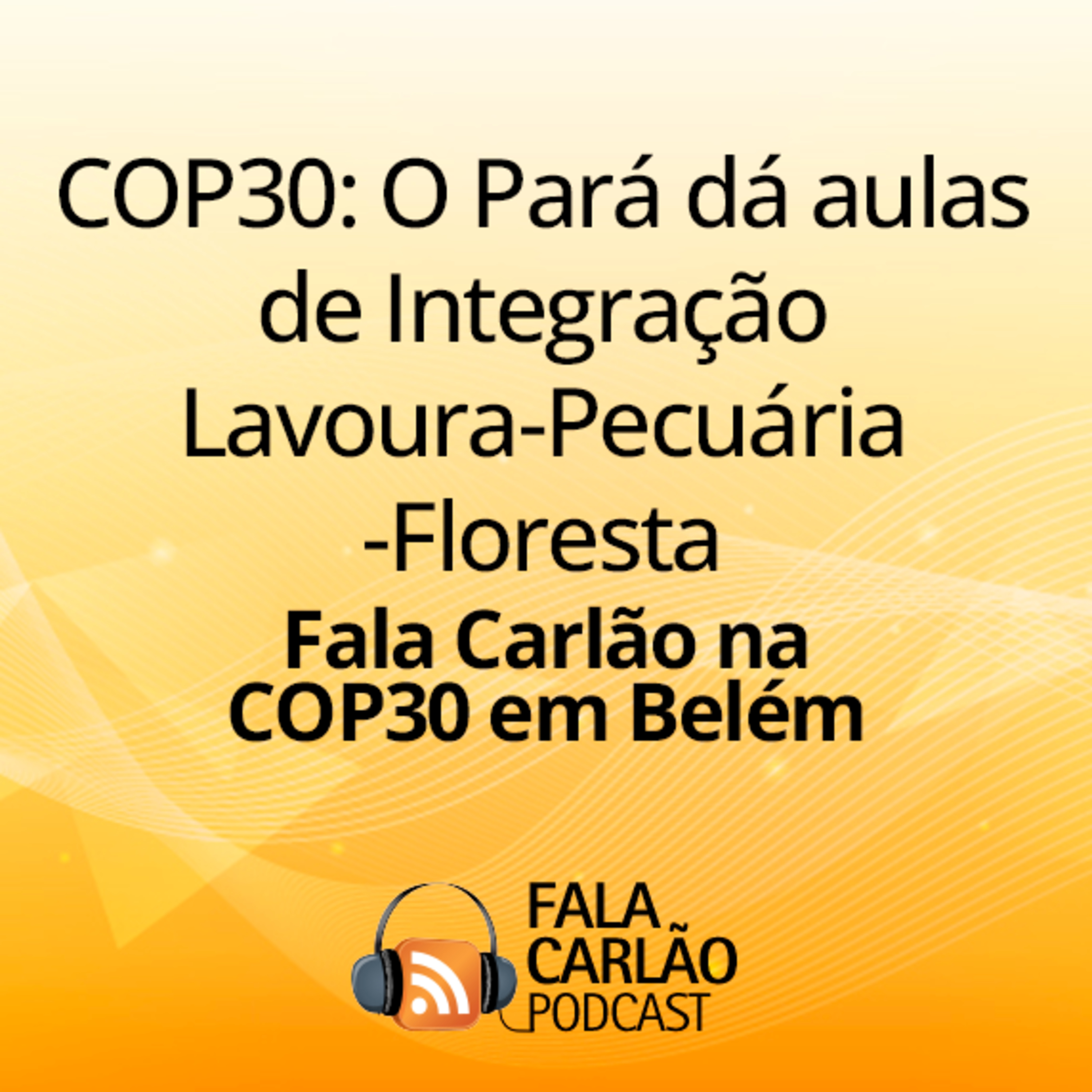 COP30: O Pará dá aulas de Integração Lavoura-Pecuária-Floresta | Fala Carlão  episode artwork