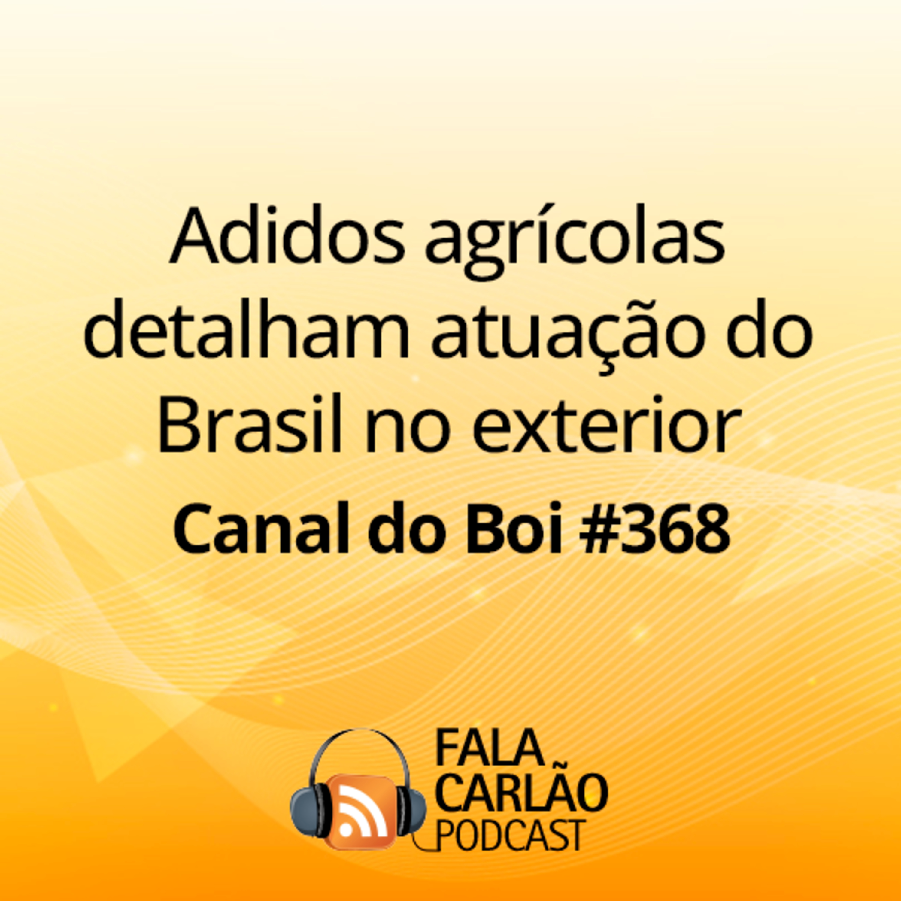 Adidos agrícolas detalham atuação do Brasil no exterior | Canal do Boi #368  episode artwork