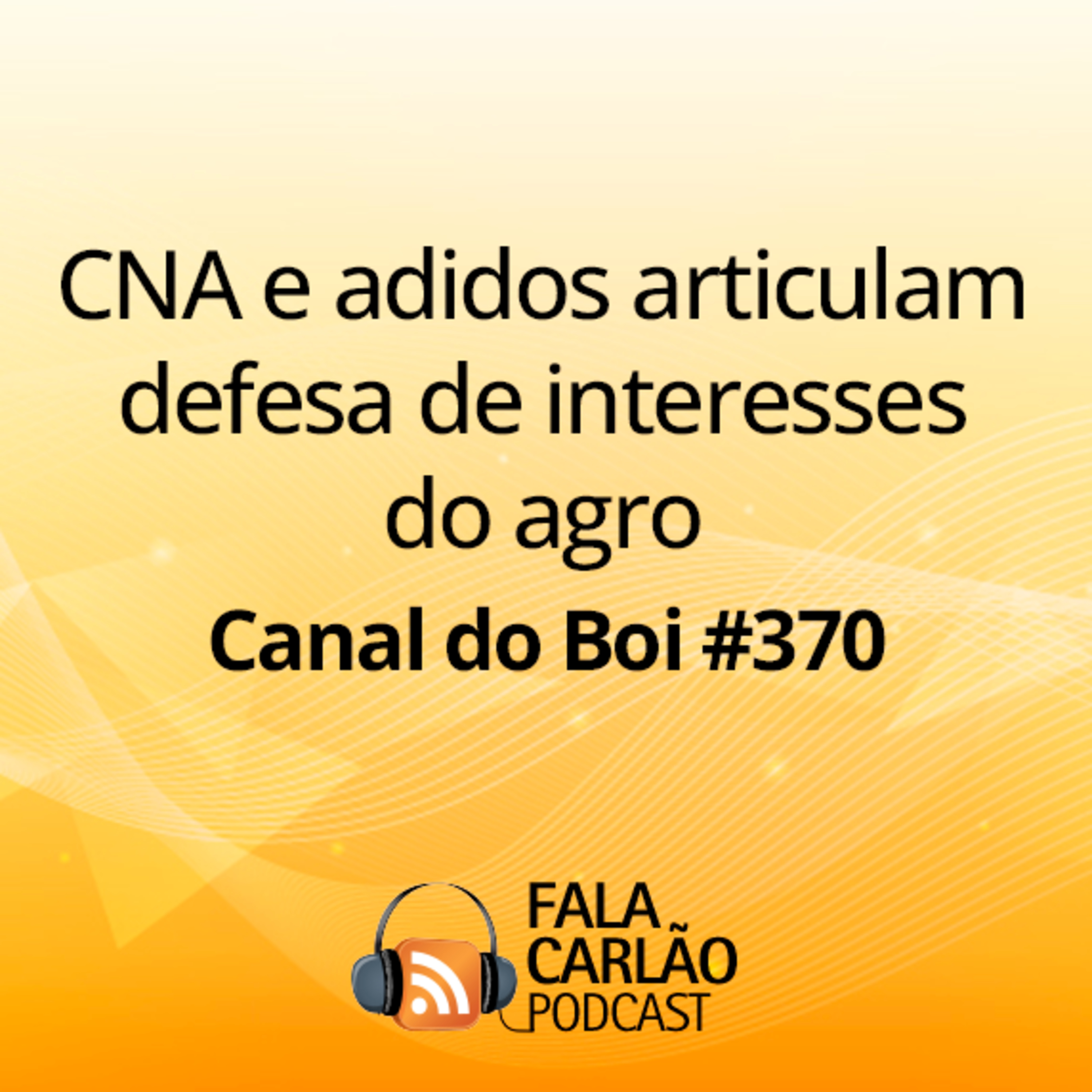 CNA e adidos articulam defesa de interesses do agro | Canal do Boi #370  episode artwork