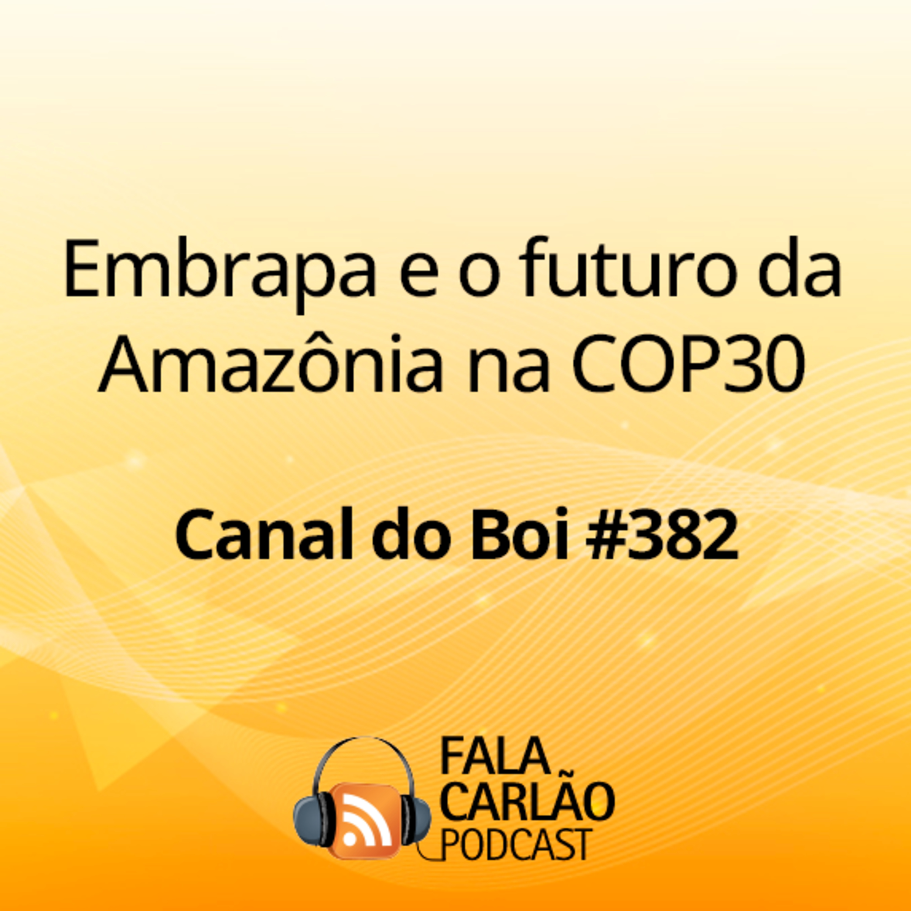 Embrapa e o futuro da Amazônia na COP30 | Canal do Boi #382 