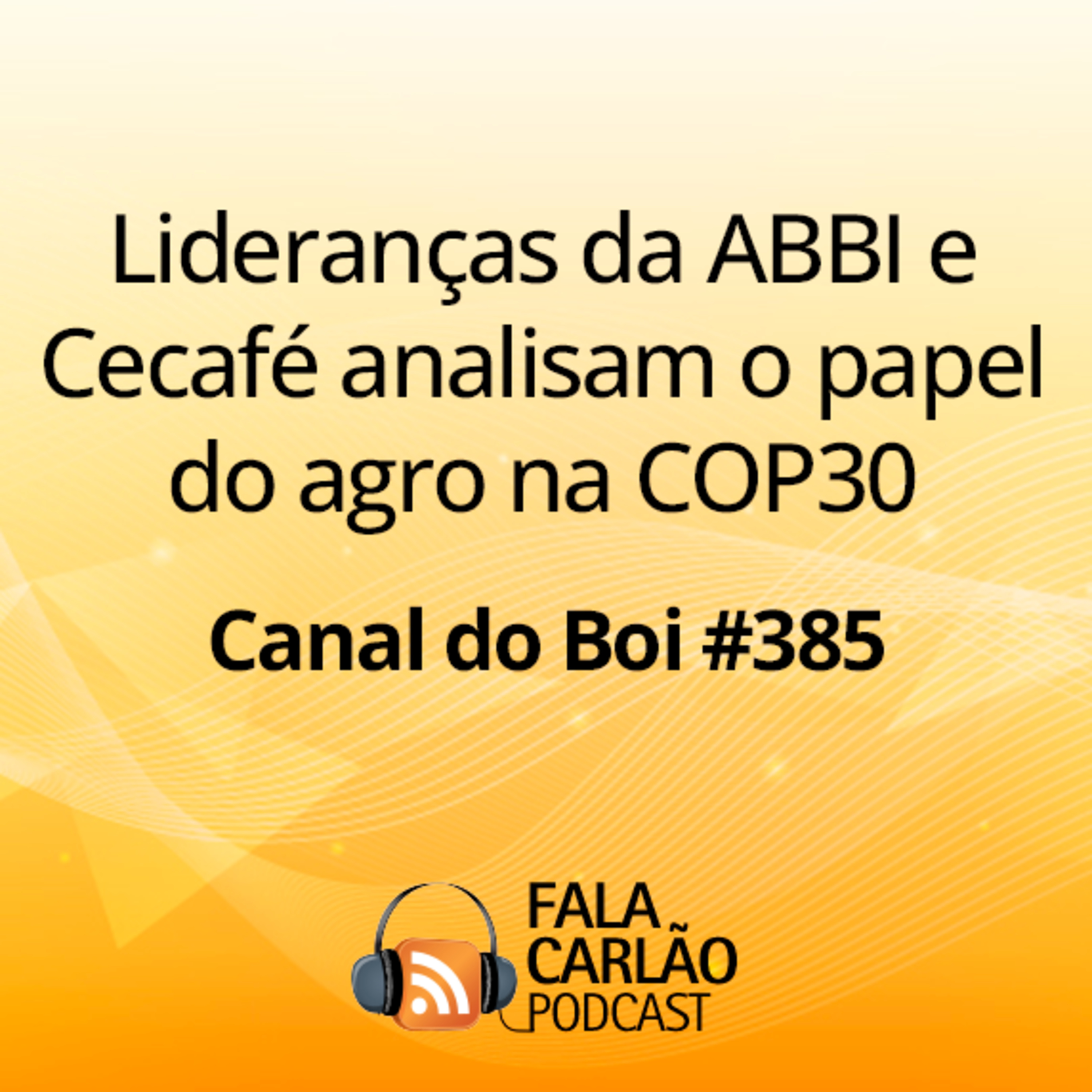 Lideranças da ABBI e Cecafé analisam o papel do agro na COP30 | Canal do Boi #385 