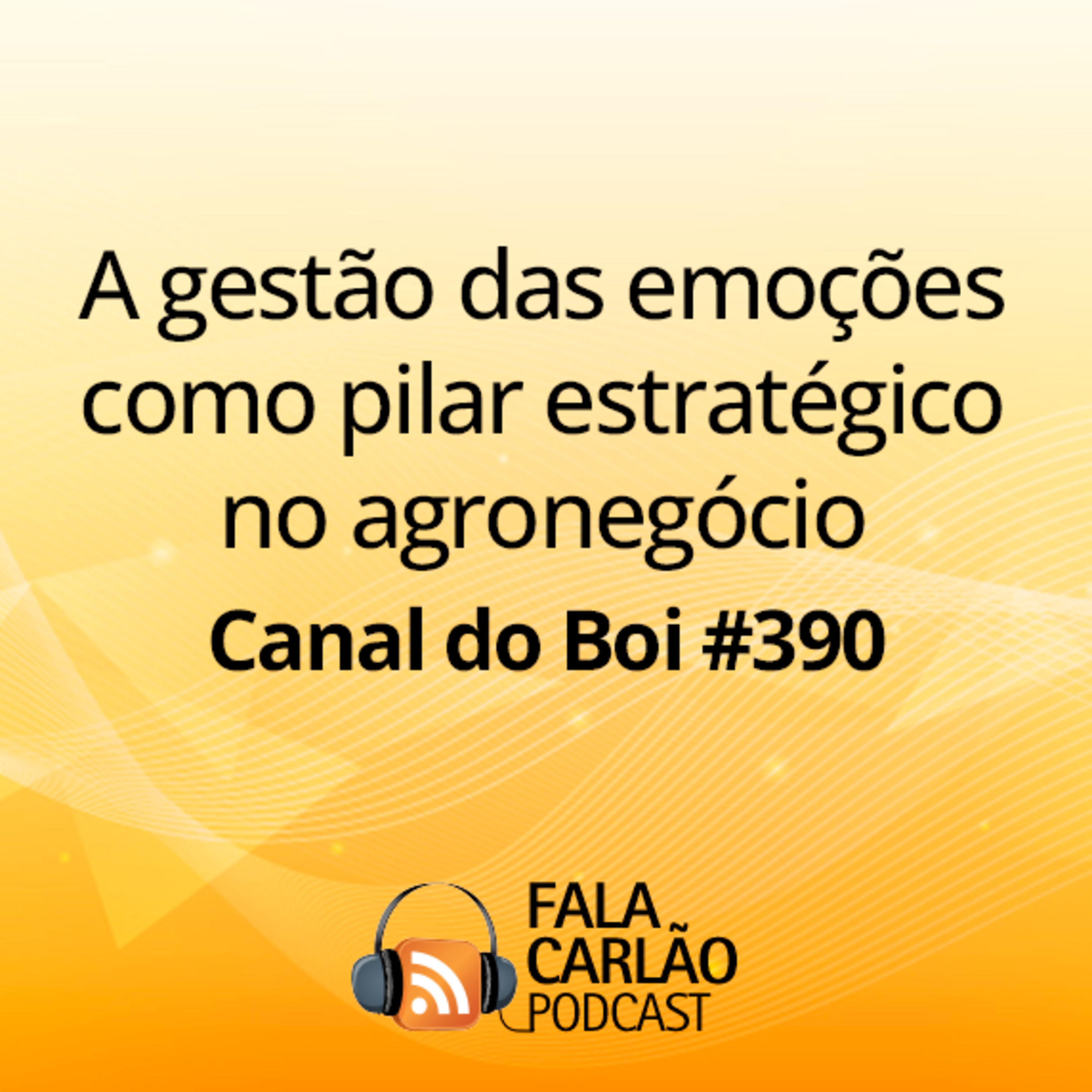 A gestão das emoções como pilar estratégico no agronegócio | Canal do Boi #390  episode artwork