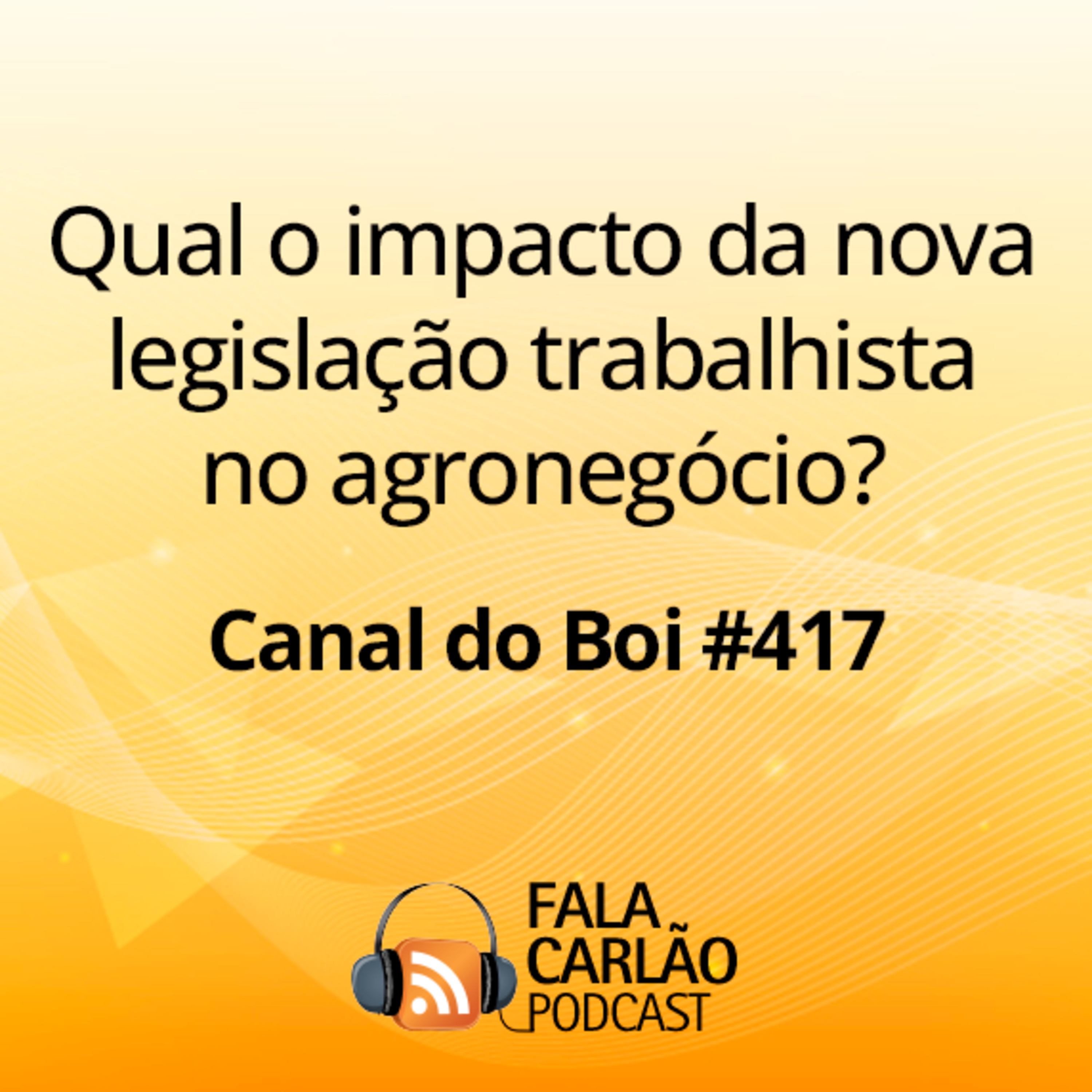 Qual o impacto da nova legislação trabalhista no agronegócio? | Canal do Boi #417 