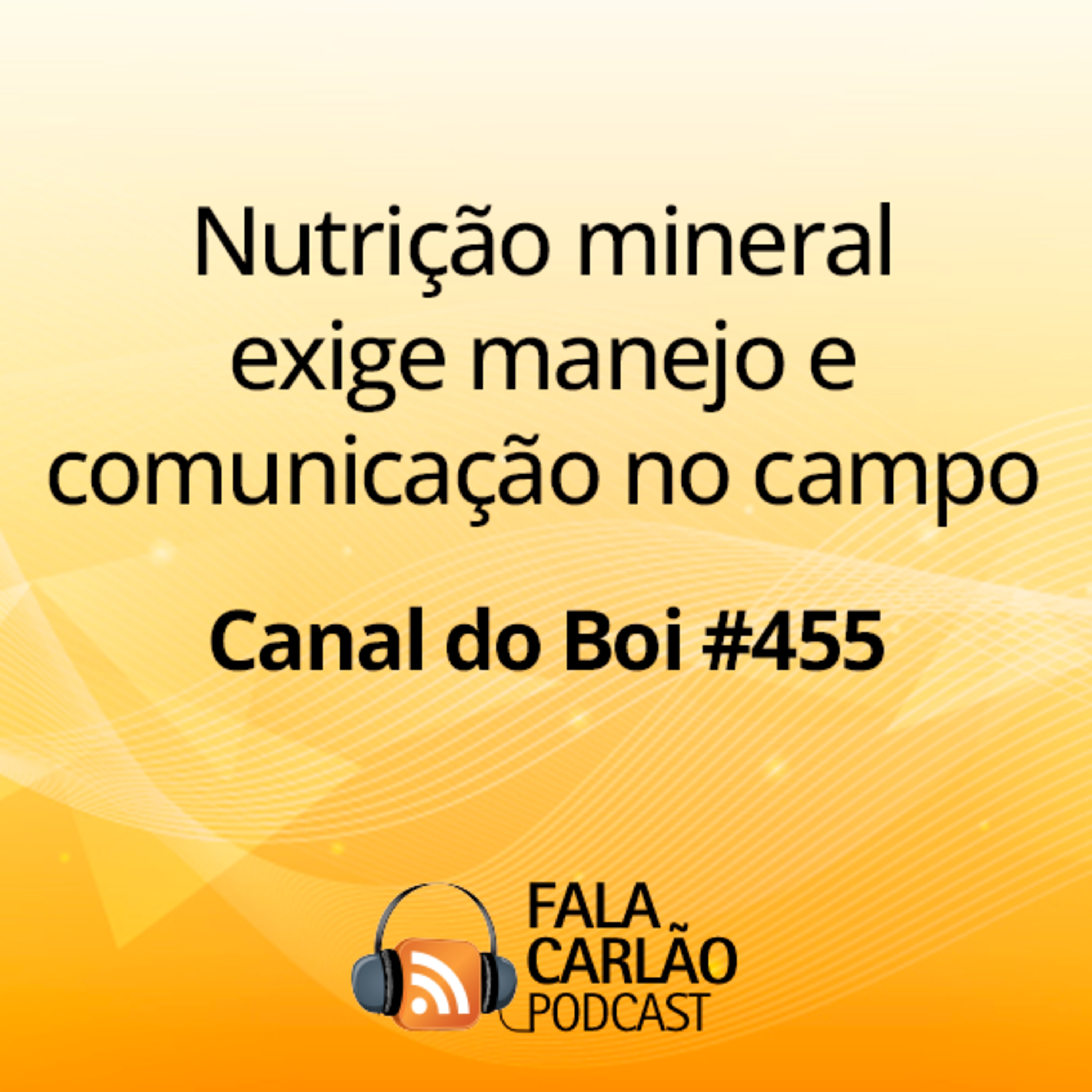 Nutrição mineral exige manejo e comunicação no campo | Canal do Boi #455  episode artwork