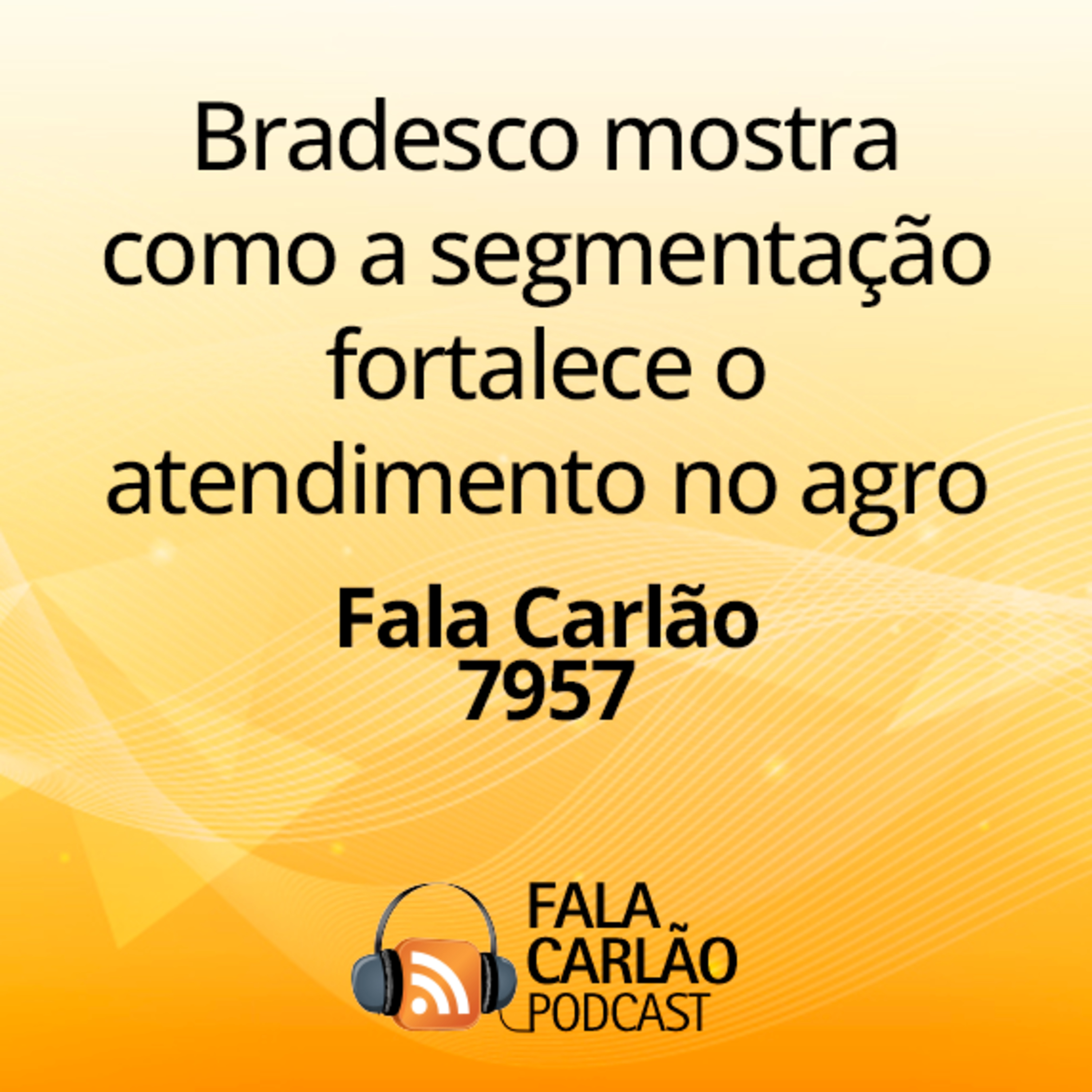 Bradesco mostra como a segmentação fortalece o atendimento no agro | Fala Carlão 7957 episode artwork