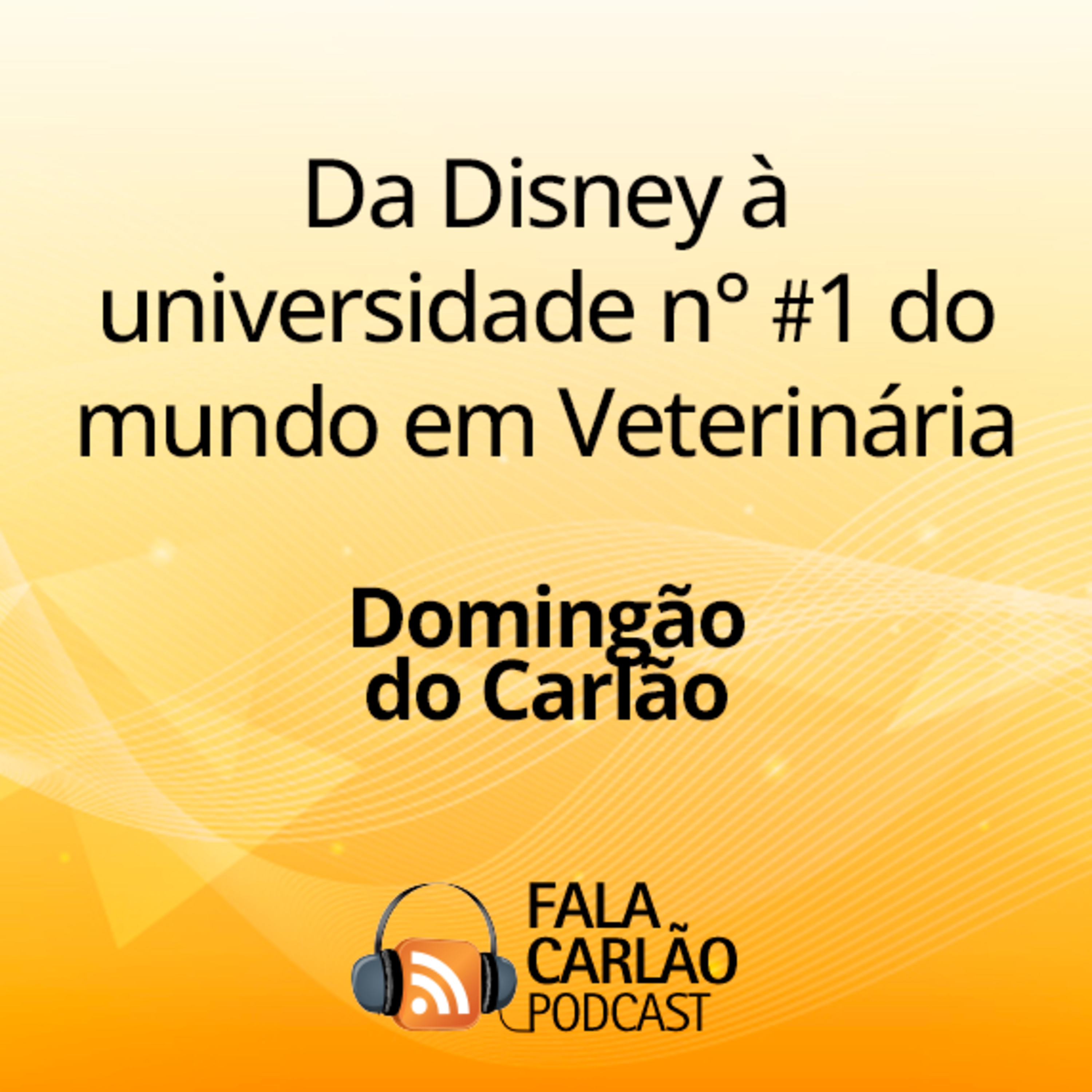Da Disney à universidade número 1 do mundo em Veterinária | Domingão do Carlão episode artwork