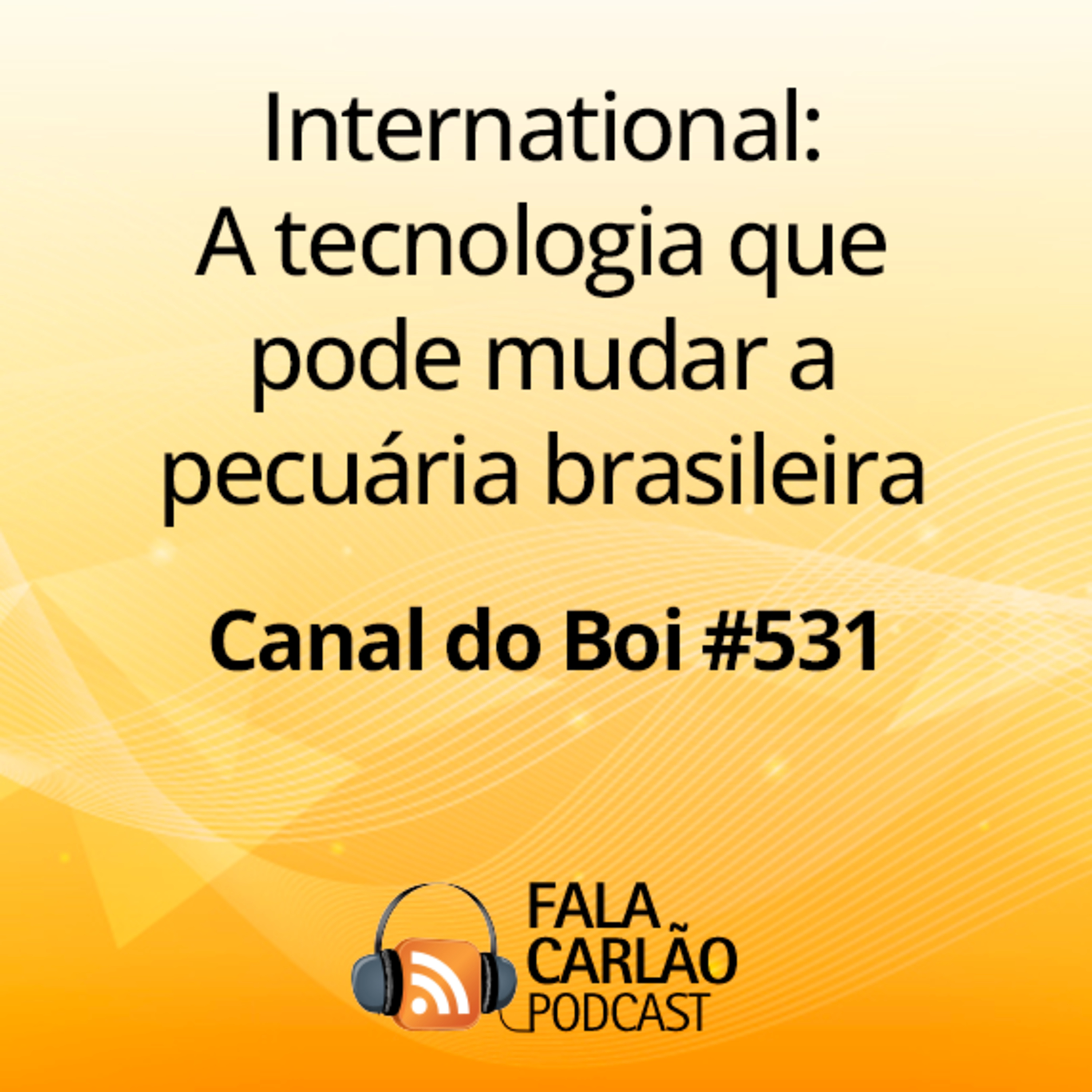 International: A tecnologia que pode mudar a pecuária brasileira | Canal do Boi #531 episode artwork