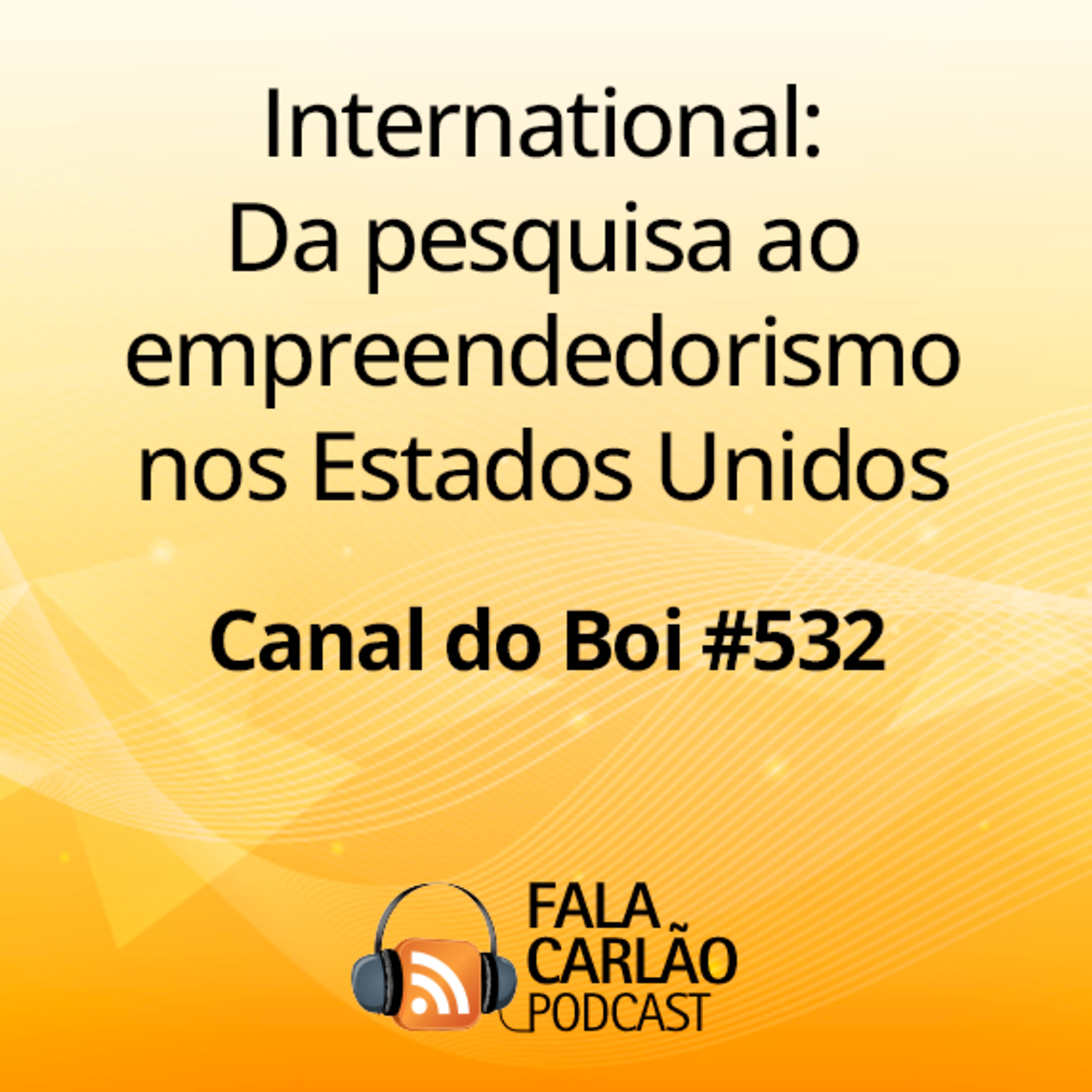 International: Da pesquisa ao empreendedorismo nos Estados Unidos | Canal do Boi #532 episode artwork