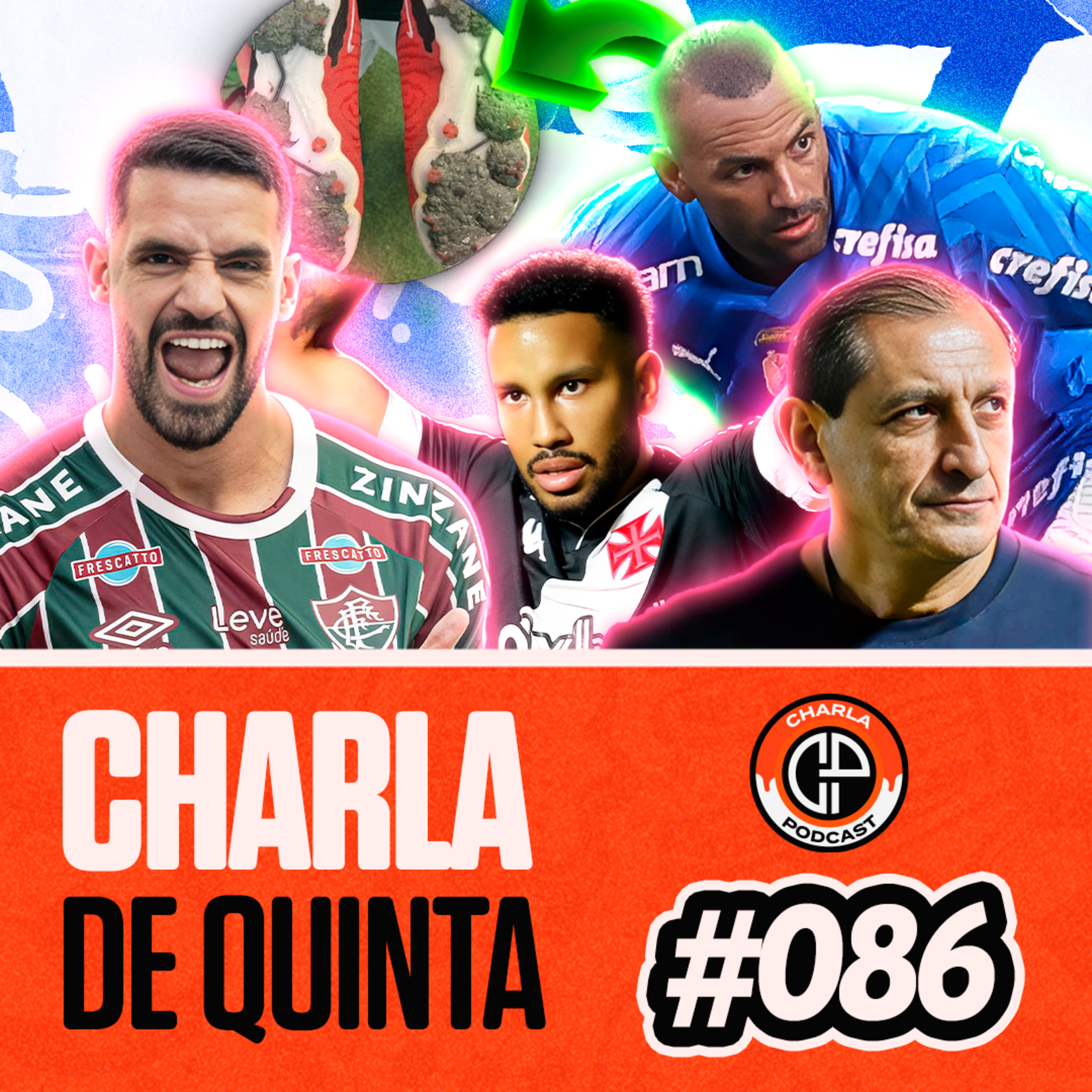 VASCO GARFADO? FLUMINENSE É LÍDER! PALMEIRAS VENCE MAS SOFRE COM O GRAMADO! - CHARLA DE QUINTA #086
