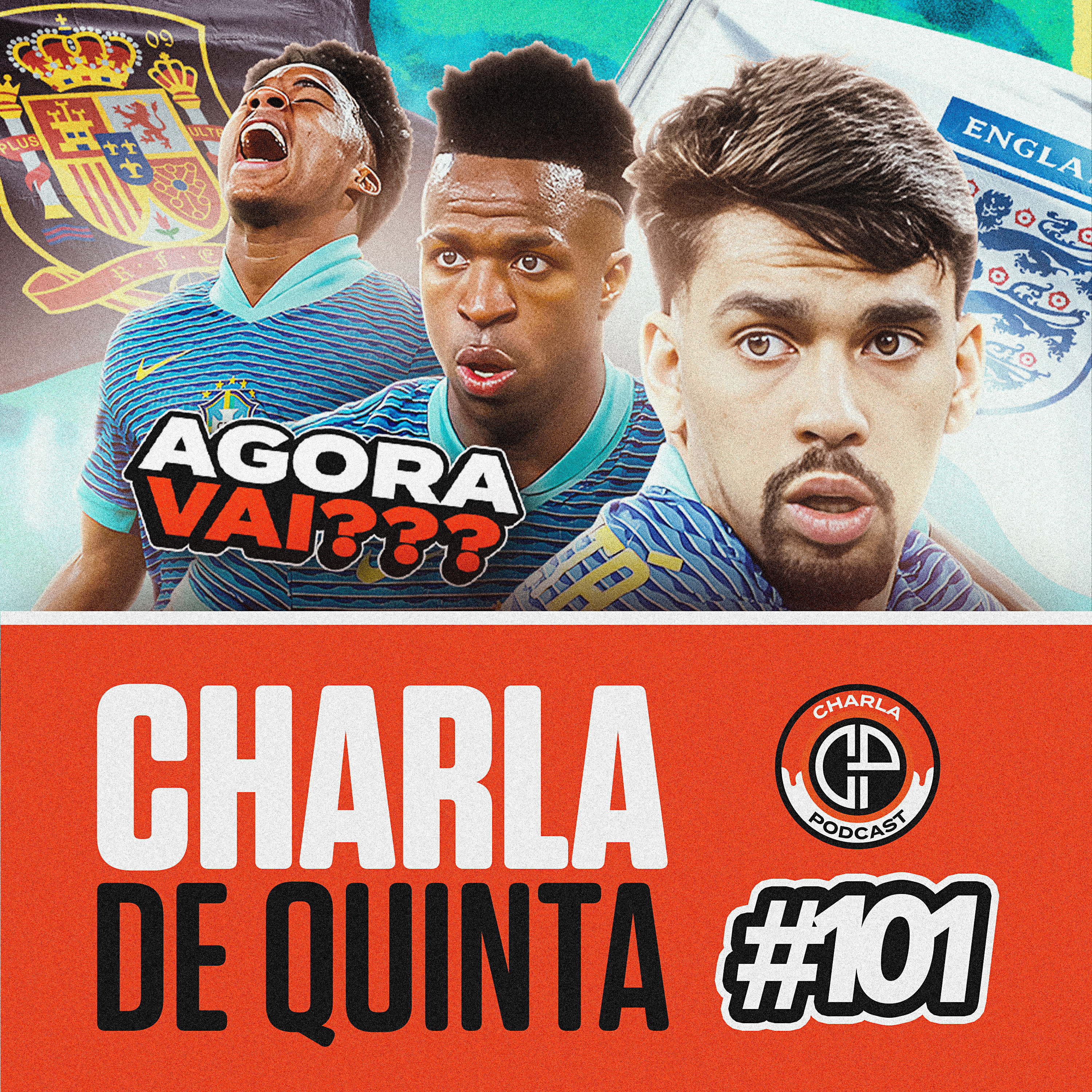 SELEÇÃO BRASILEIRA ESTÁ DE VOLTA! INGLATERRA FICA DE XER3C4! - CHARLA DE QUINTA #101
