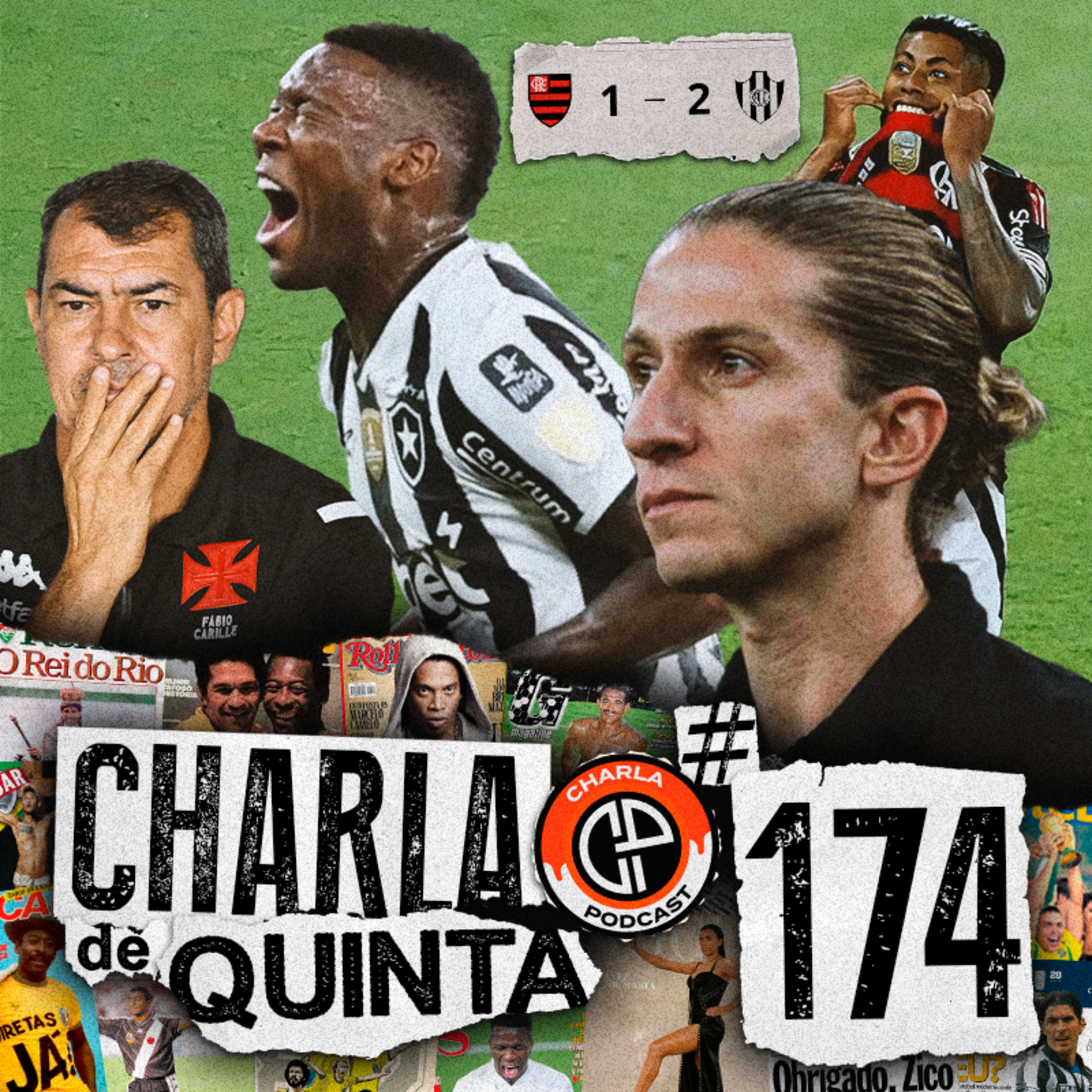 FLAMENGO PERDE EM NOITE TRÁGICA NO MARACANÃ! BOTAFOGO VENCE NA LIBERTADORES! CARILLE PRESSIONADO! - CHARLA DE QUINTA #174