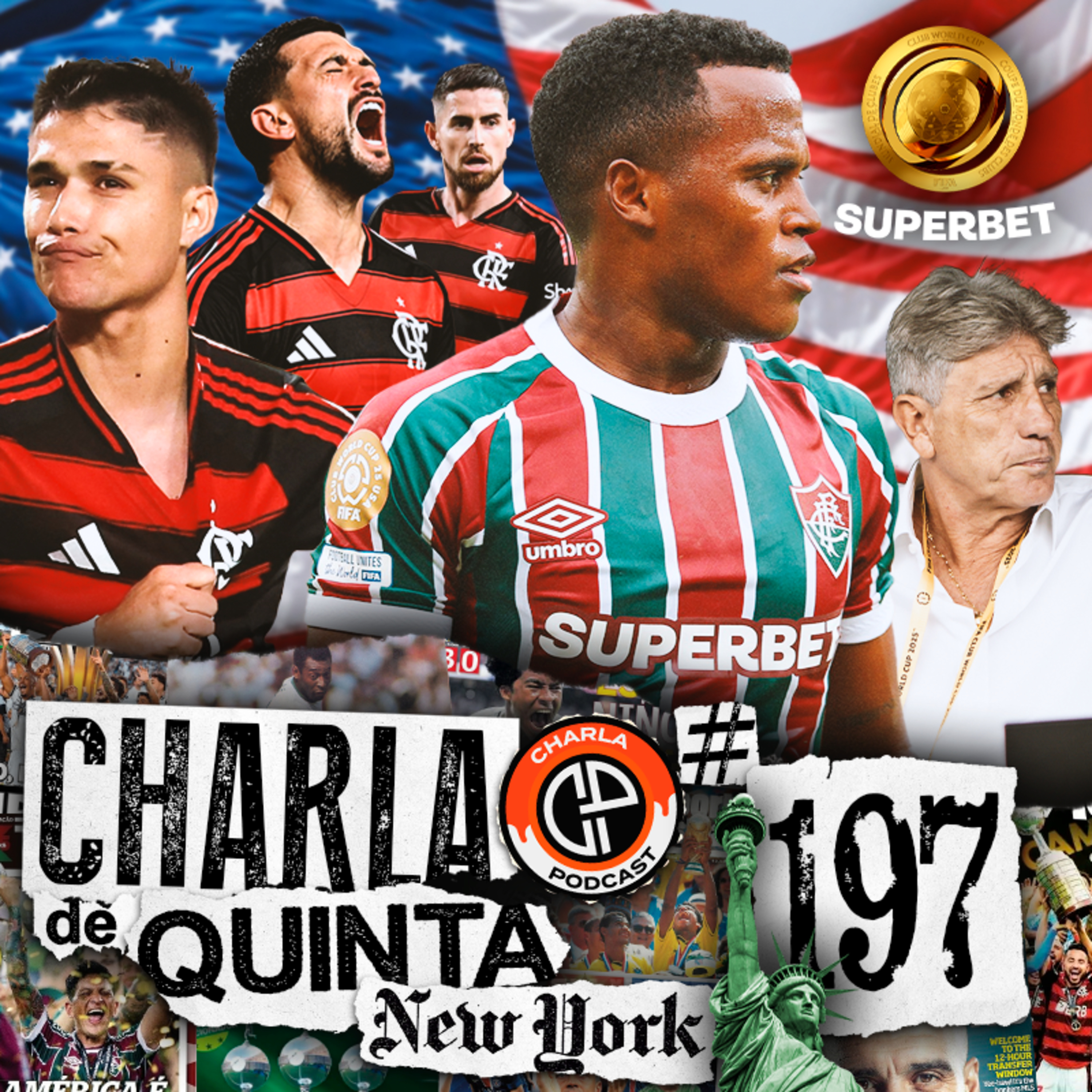 FLUMINENSE AMASSA O BORÚSSIA DORTMUND NA ESTREIA! FLAMENGO VENCE COM TRANQUILIDADE! - CHARLA DE QUINTA #197