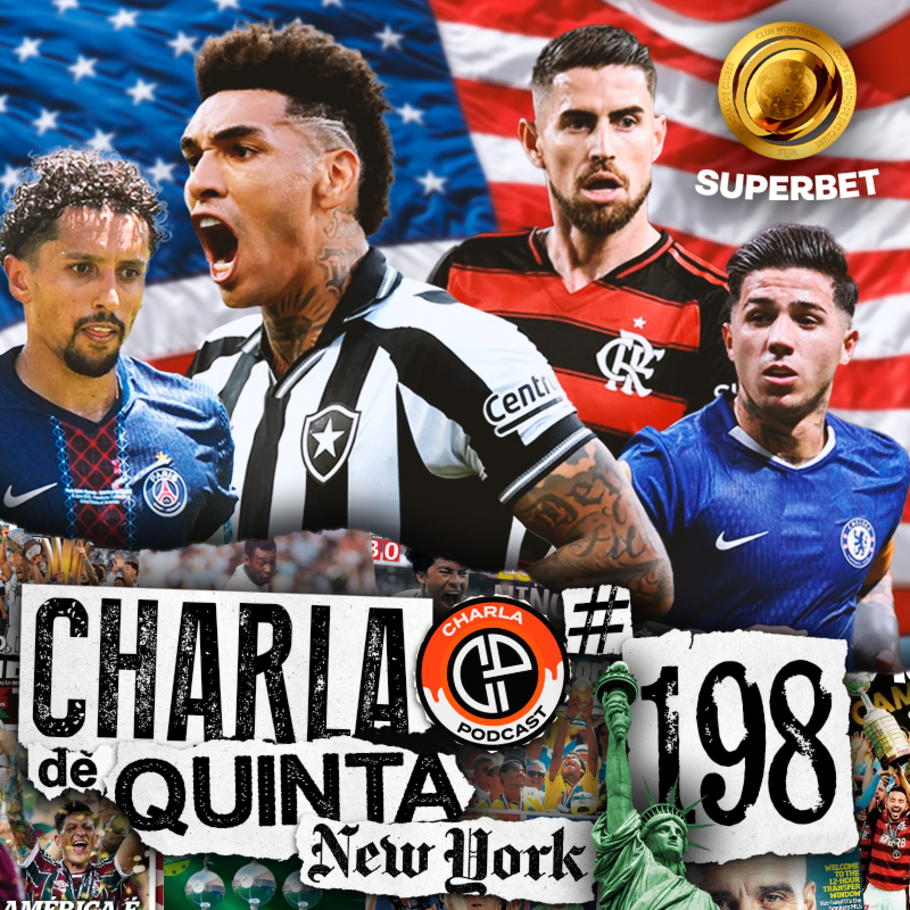 BOTAFOGO PEGA O PSG EM JOGO DECISIVO! FLAMENGO VEM FORTE PRA ENFRENTAR O CHELSEA! - CHARLA DE QUINTA #198