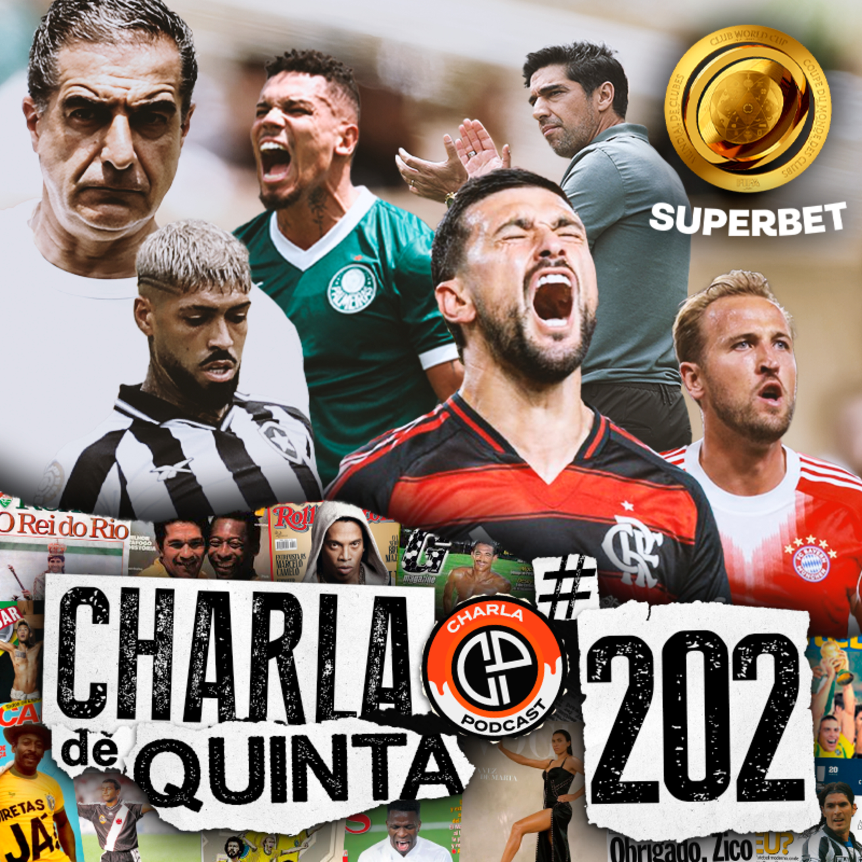 PALMEIRAS ELIMINA O BOTAFOGO E PASSA PARA AS QUARTAS! FLAMENGO ENFRENTA O BAYERN! - CHARLA DE QUINTA #202