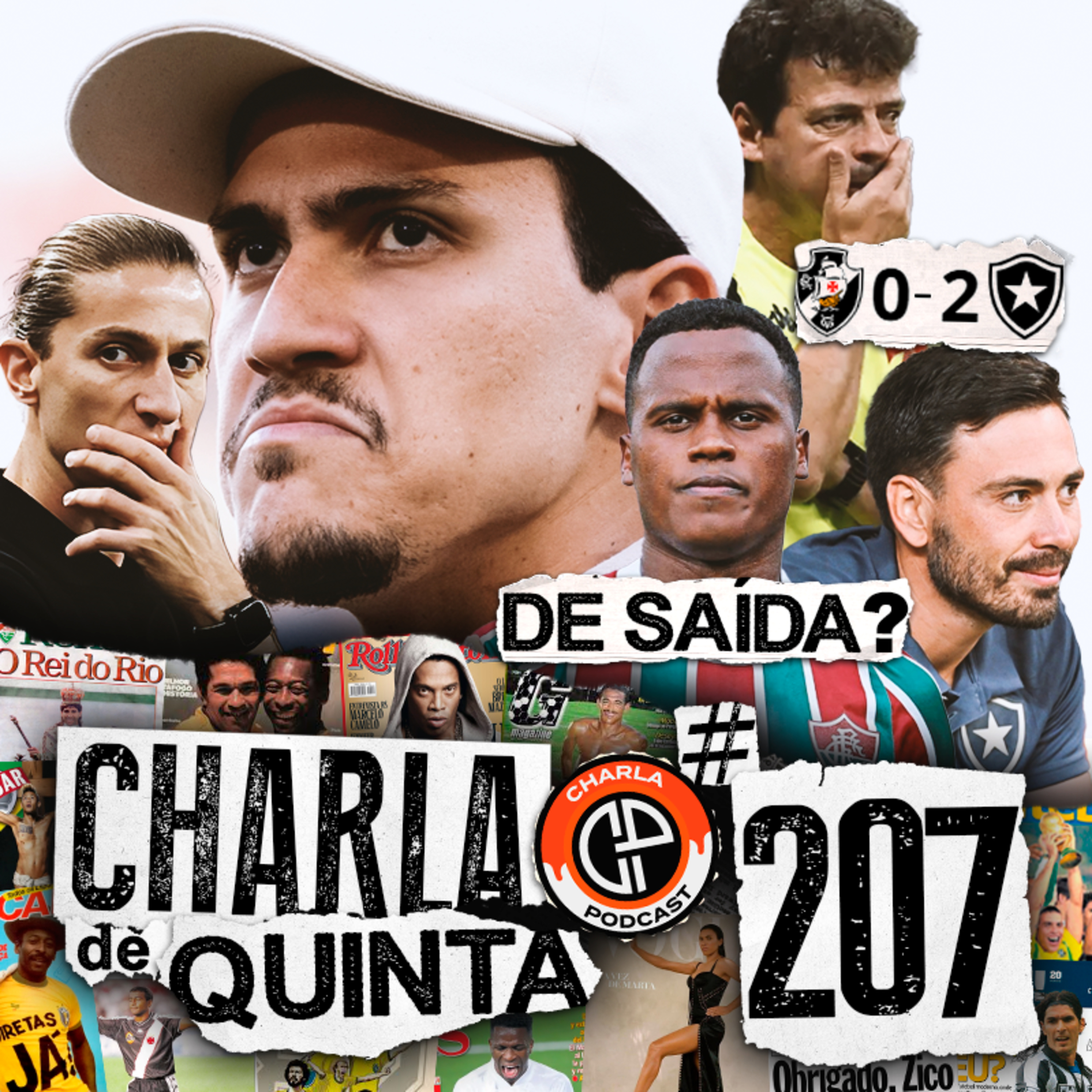 BOTAFOGO VENCE O VASCO NA ESTREIA DE ANCELLOTINHO! FILIPE LUÍS VS PEDRO! ÁRIAS DE SAÍDA DO FLU? - CHARLA DE QUINTA #207