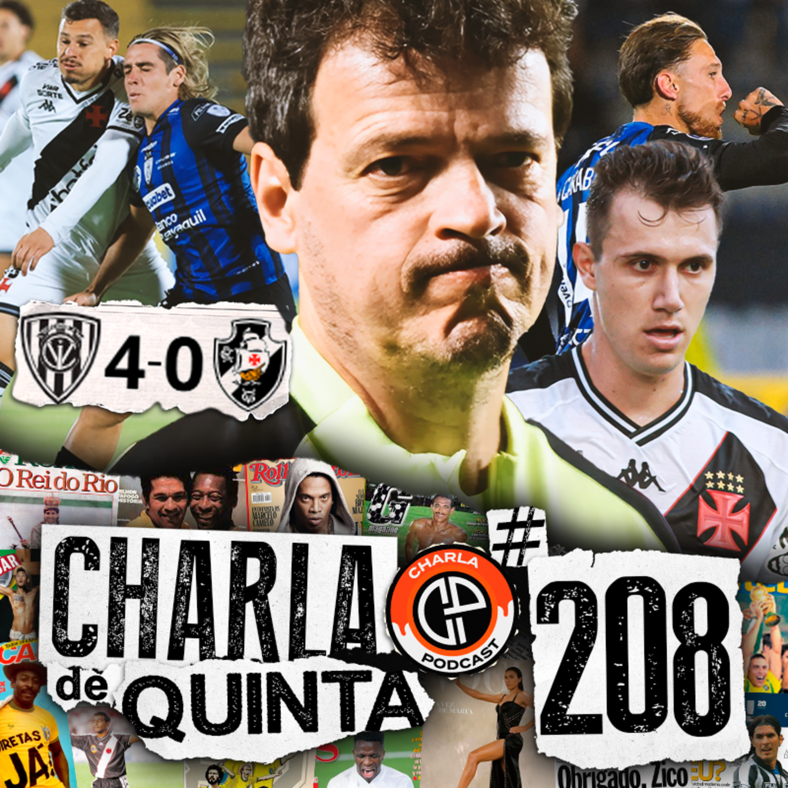 VEXAME! VASCO LEVA GOLEADA DE 4 A 0 E DEPENDE DE UM MILAGRE PARA SEGUIR NA SUL-AMERICANA! - CHARLA DE QUINTA #208