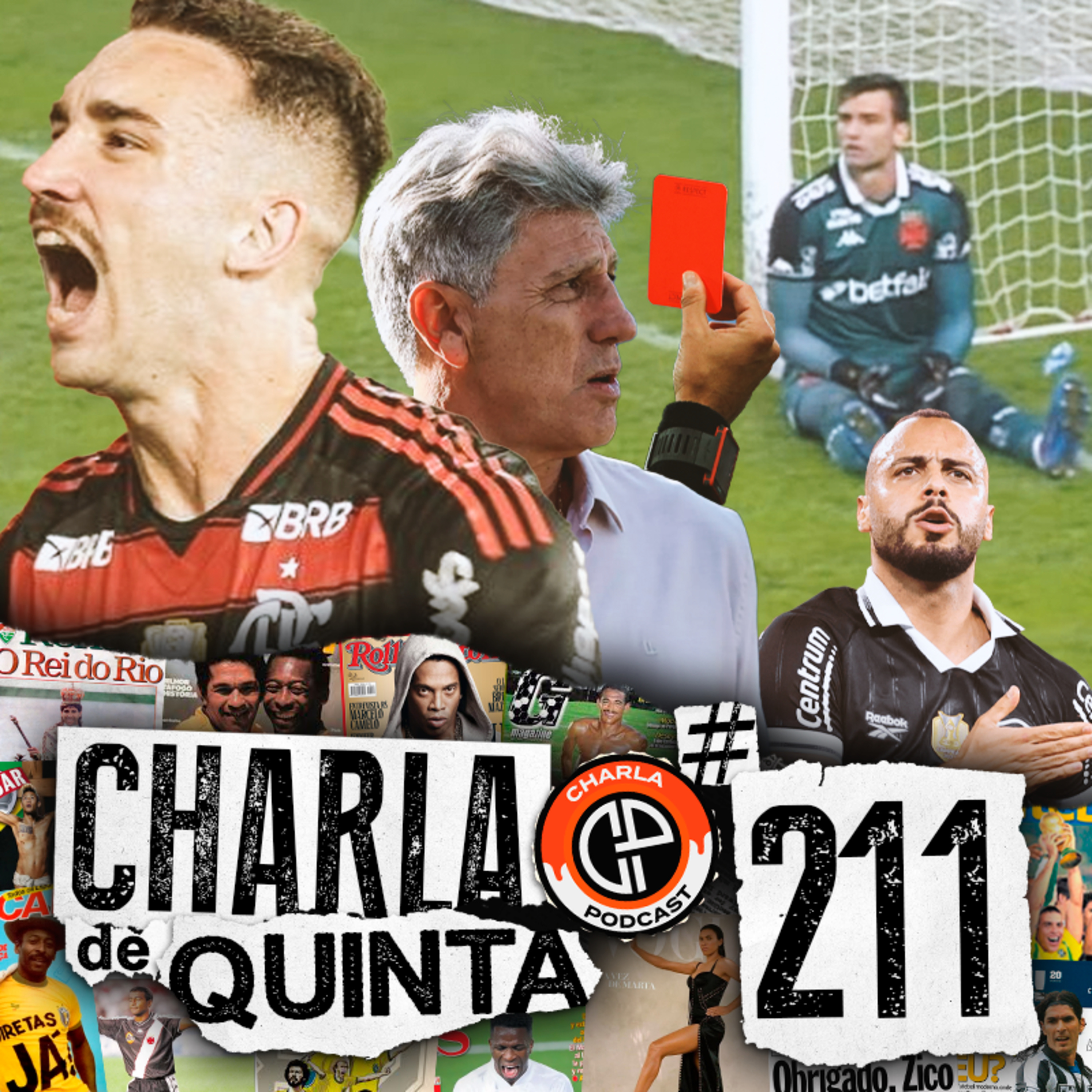 FLAMENGO VENCE E VIRA LÍDER! LÉO JARDIM EXPULSO NO VASCO! FLUMINENSE PERDE DE NOVO! BOTAFOGO EMPATA! - CHARLA DE QUINTA #211
