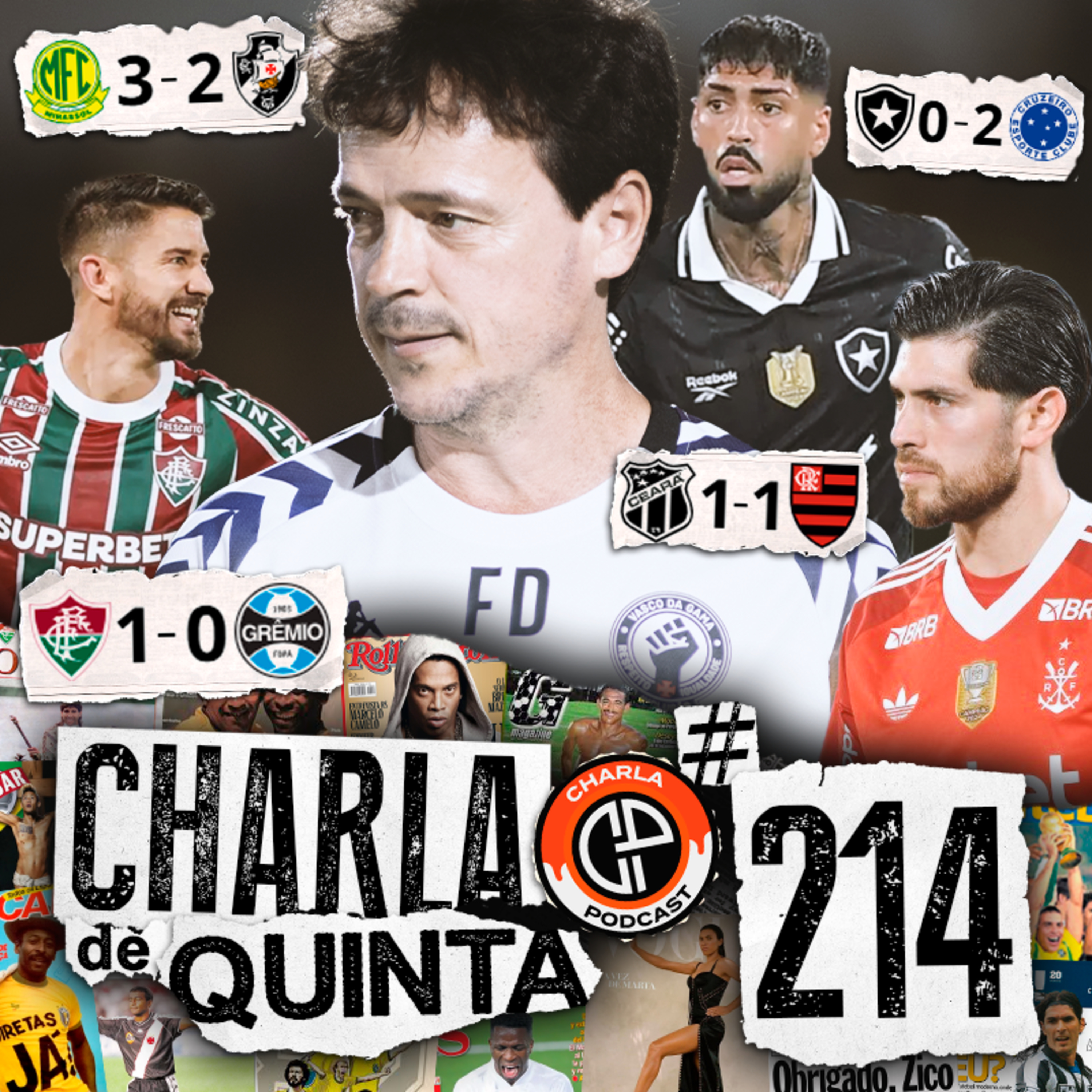 FLAMENGO JOGA MAL E EMPATE MANTÉM LIDERANÇA DO BRASILEIRO! BOTAFOGO PERDE EM CASA PARA O CRUZEIRO! - CHARLA DE QUINTA #214