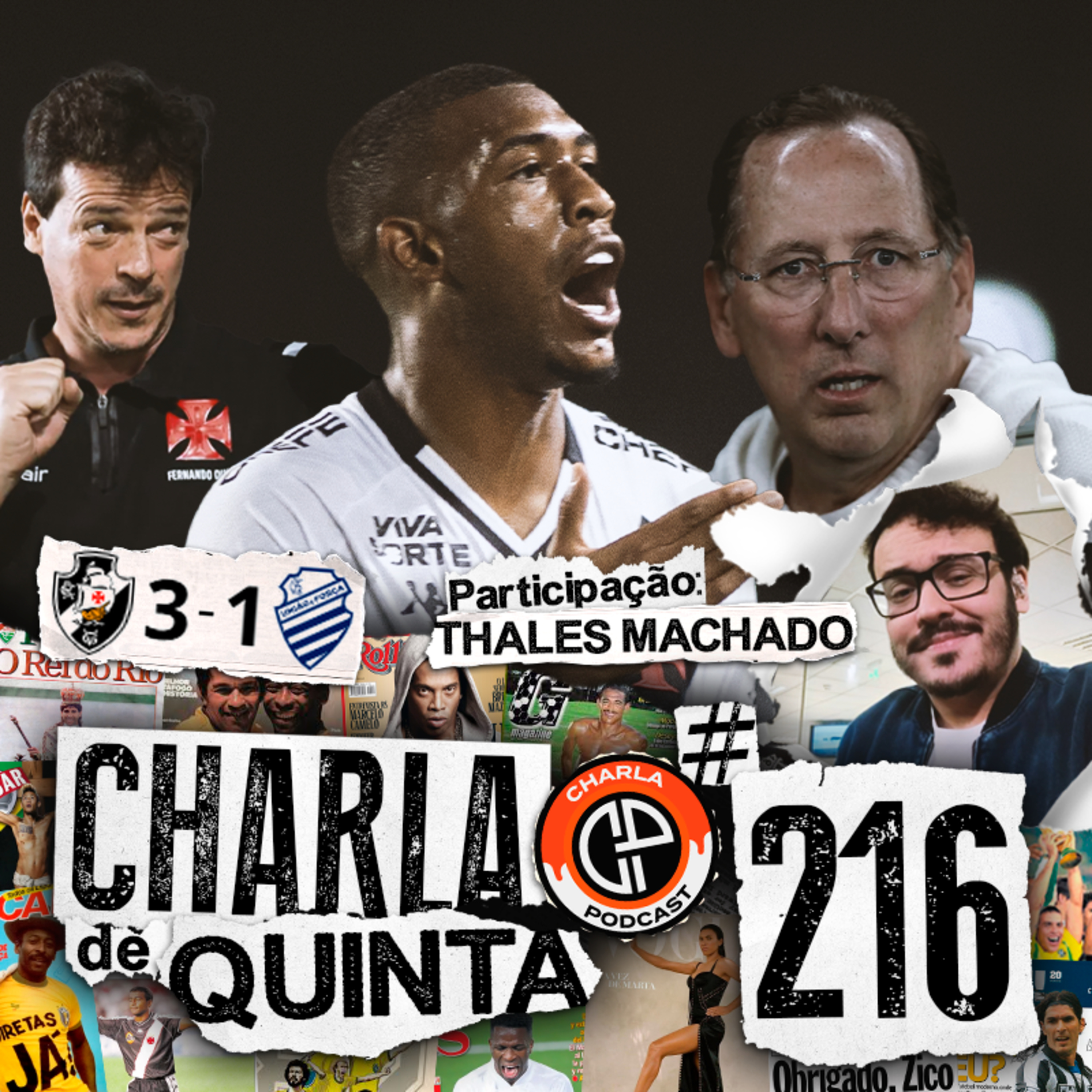 VASCO CLASSIFICA PARA AS QUARTAS DA COPA DO BRASIL! INFORMAÇÕES INÉDITAS SOBRE A SAF DO BOTAFOGO! - CHARLA DE QUINTA #216