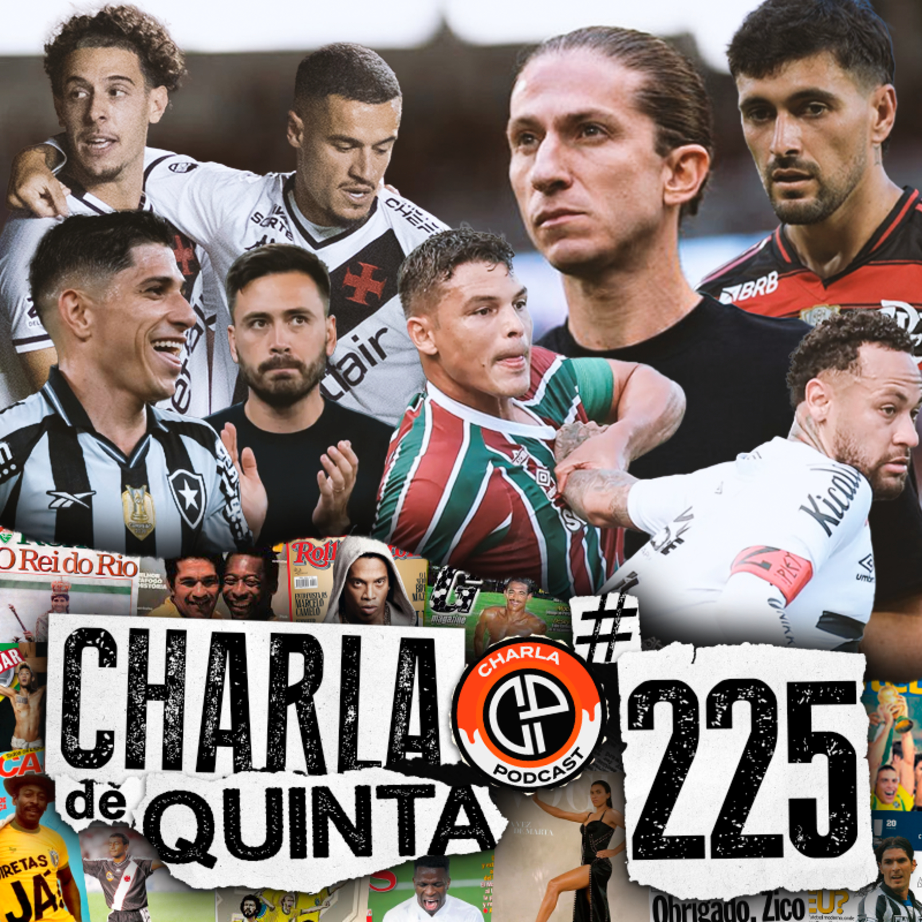 VASCO VENCE O SPORT FORA DE CASA! BOTAFOGO GOLEIA! FLUMINENSE E FLAMENGO EMPATAM! - CHARLA DE QUINTA #225