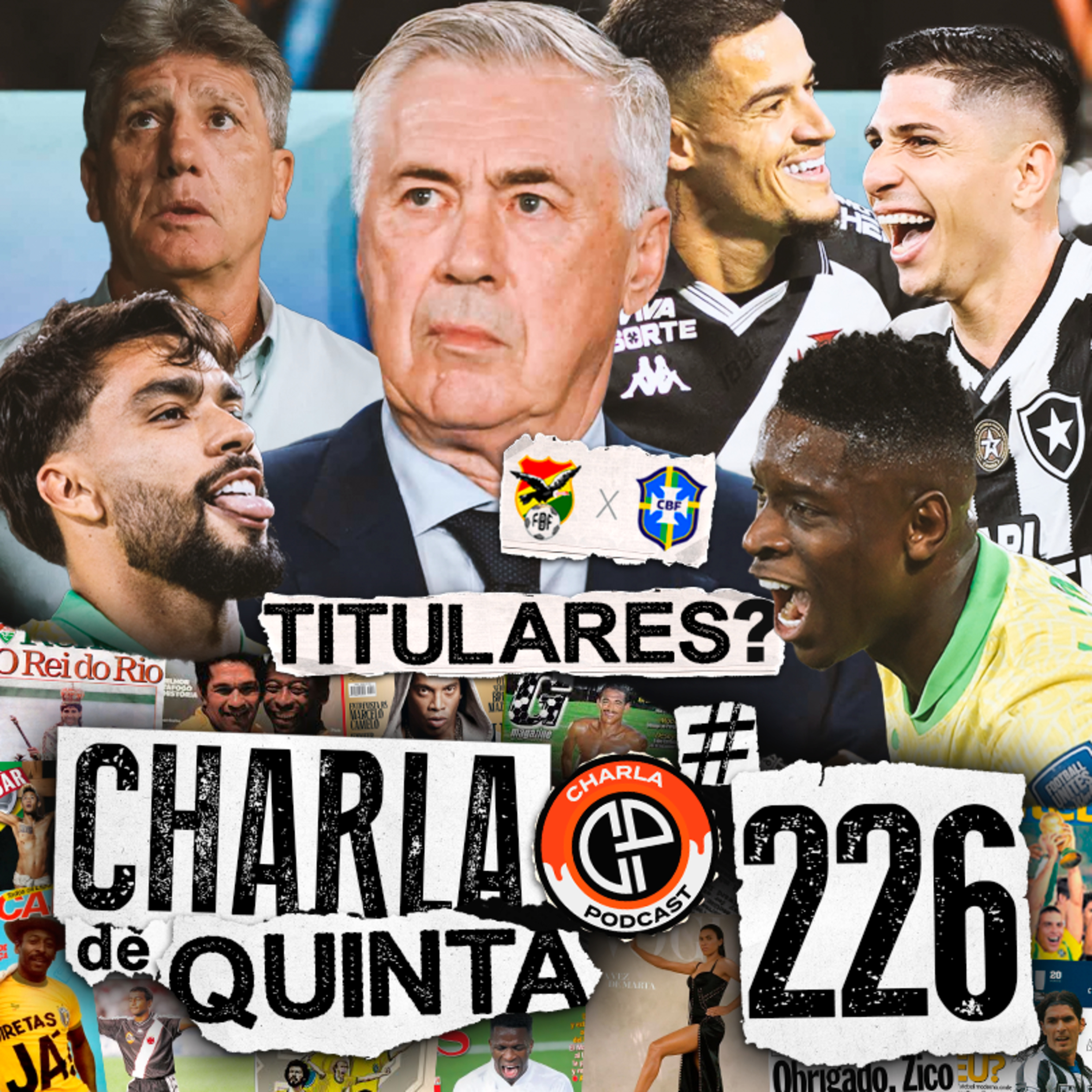 CALMA, ANCELOTTI TEM UM PLANO! AQUECIMENTO PARA OS JOGOS DA VOLTA DA COPA DO BRASIL! - CHARLA DE QUINTA #226