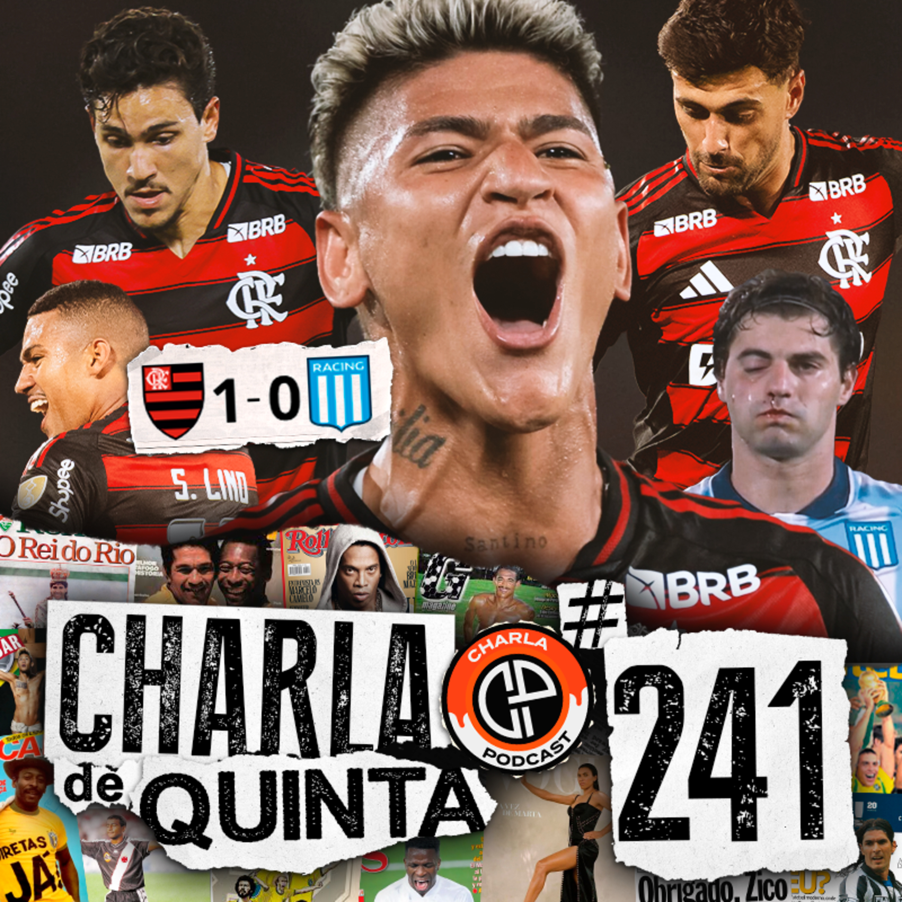 BAILE DO COLÔMBIA! FLAMENGO VENCE O RACING COM GOL DE CARRASCAL! - CHARLA DE QUINTA #241