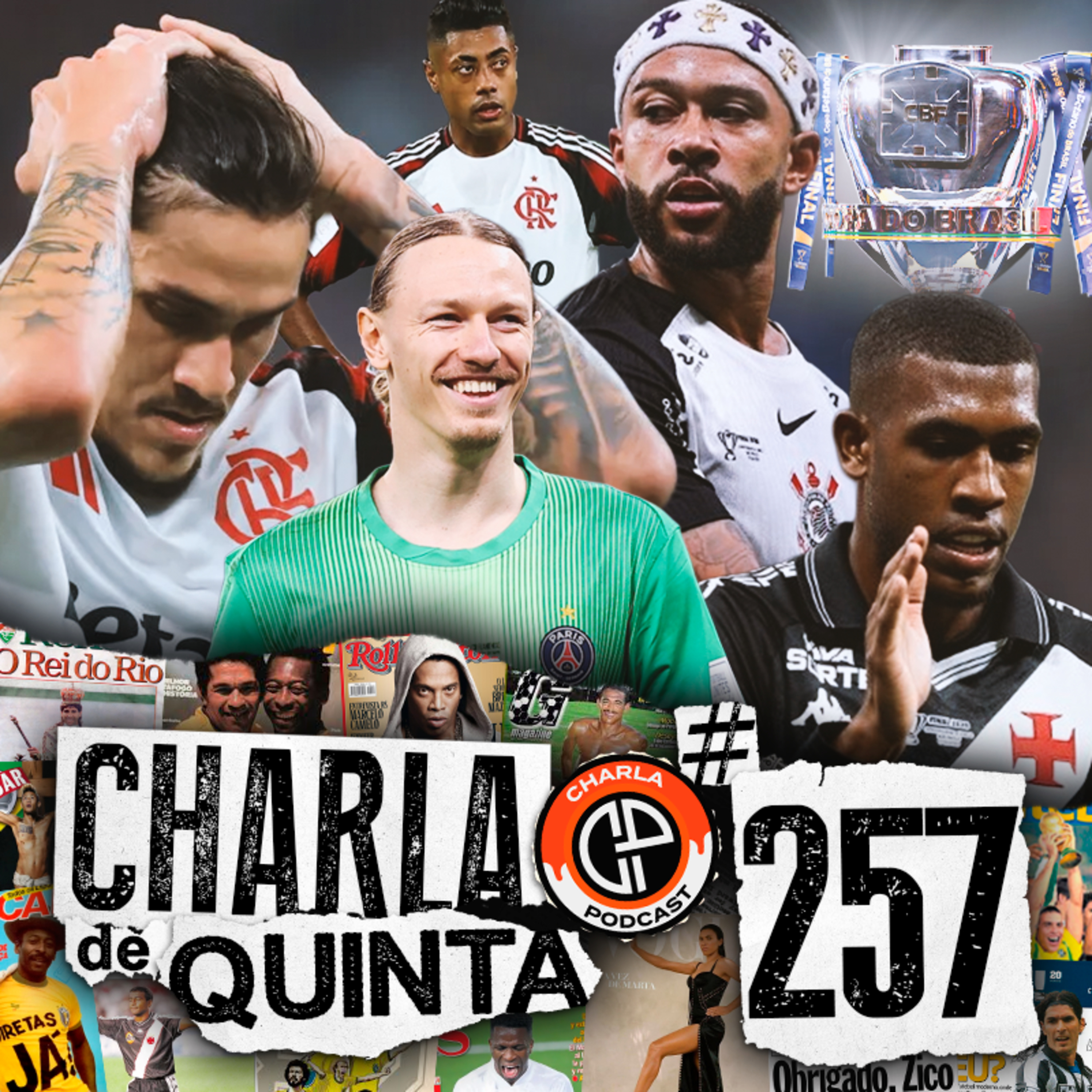 FLAMENGO PERDE PARA O PSG NOS PÊNALTIS! VASCO E CORINTHIANS EMPATAM NO PRIMEIRO JOGO DA FINAL! - CHARLA DE QUINTA #257