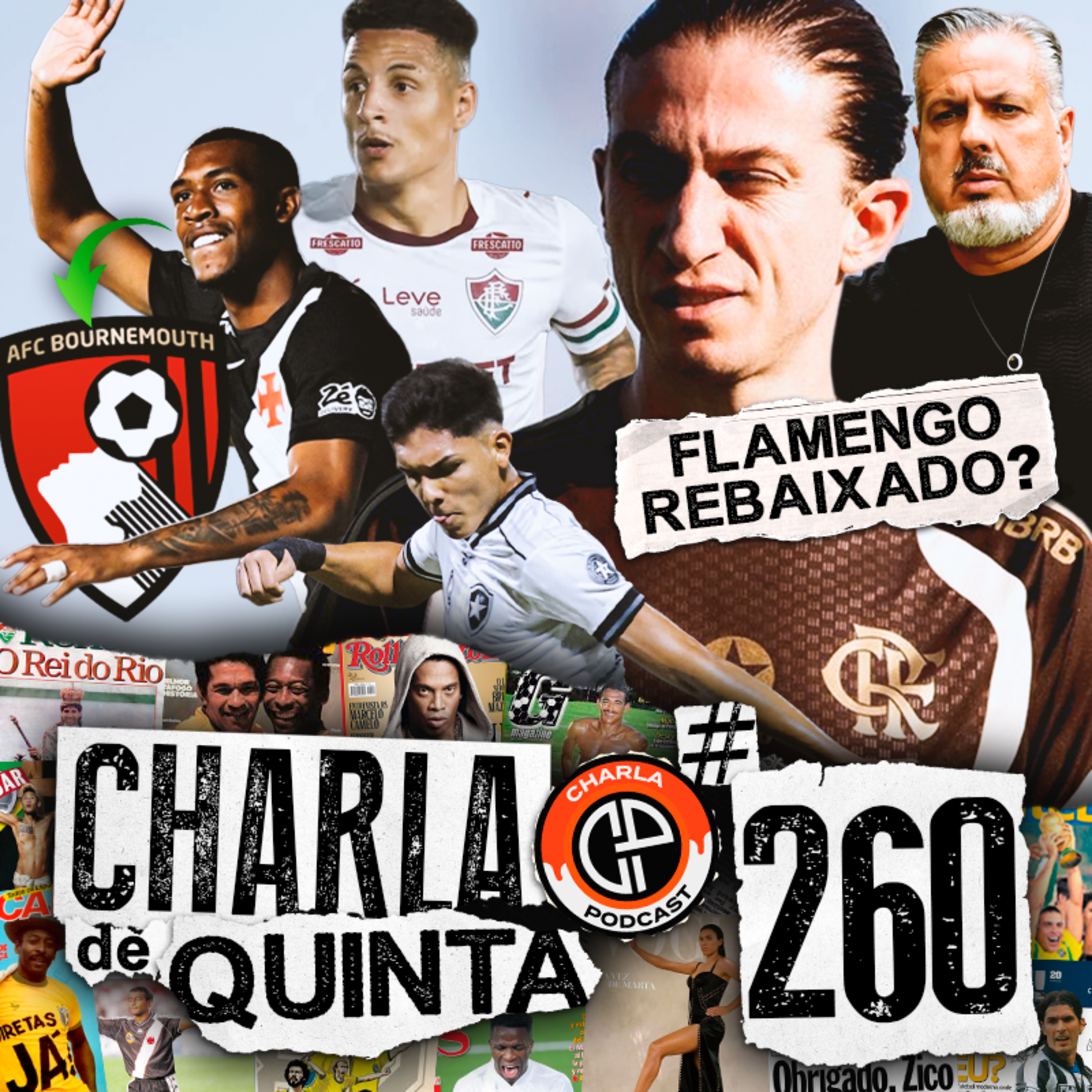 AS FÉRIAS ACABARAM! FLAMENGO SE AFUNDA NO CARIOCA! RAYAN PRÓXIMO DE DEIXAR O VASCO! - CHARLA DE QUINTA #260