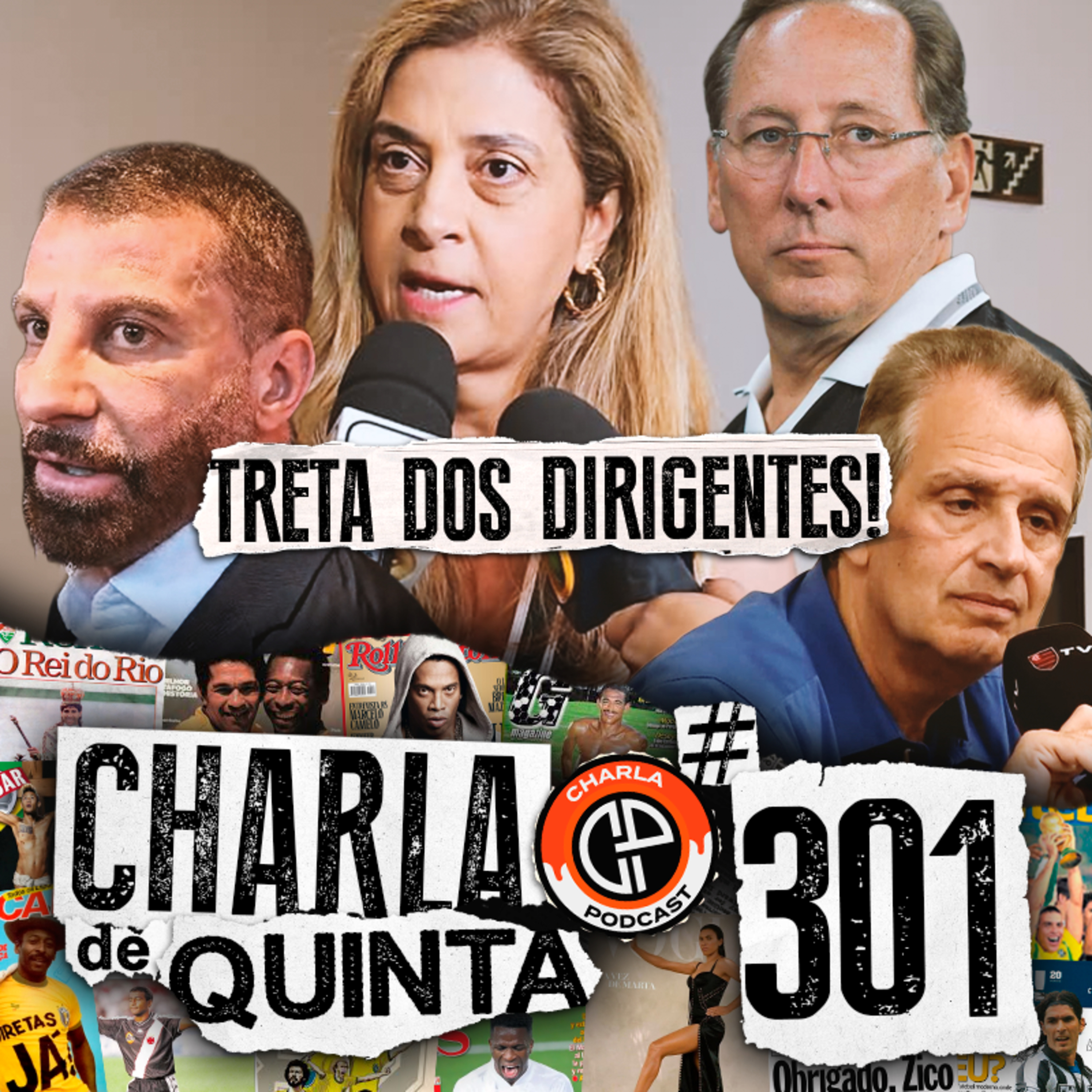 RINHA DE PRESIDENTES! PEDRINHO CRITICA TEXTOR E BAP! LEILA ALFINETA O FLAMENGO! - CHARLA DE QUINTA #301