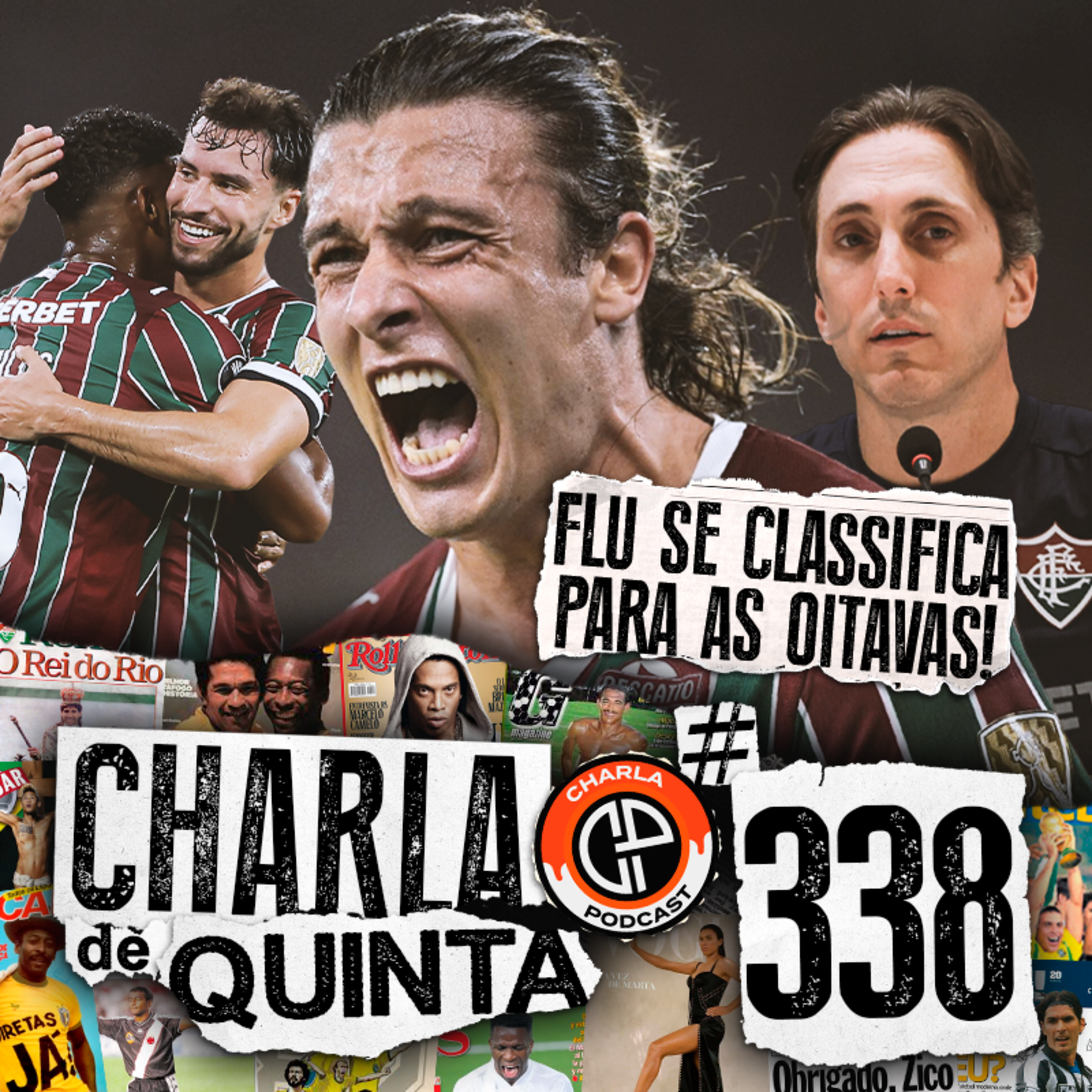 FLUMINENSE ARRANCA CLASSIFICAÇÃO NA ÚLTIMA RODADA DA LIBERTADORES | CHARLA DE QUINTA #338 episode artwork