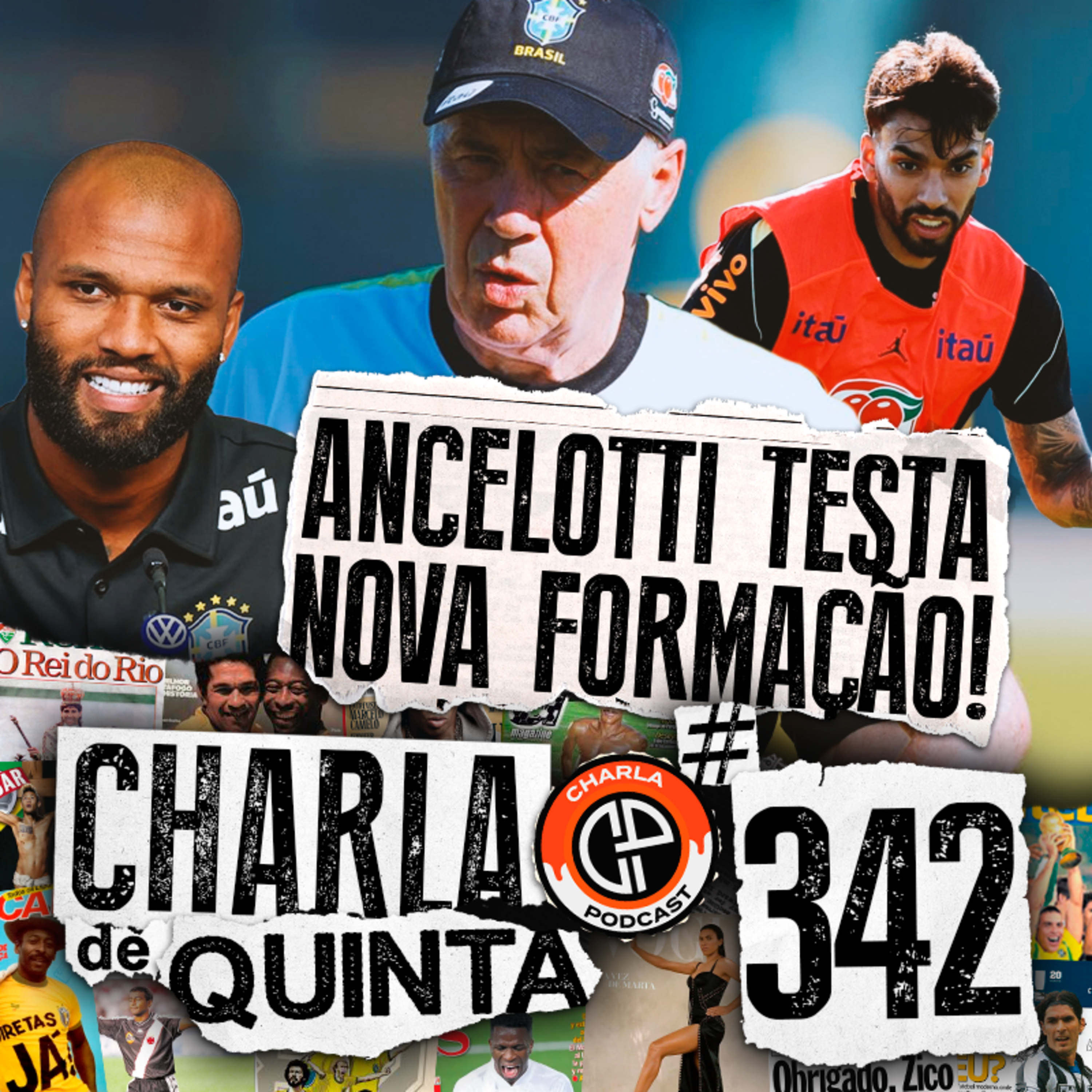 IGOR THIAGO E PAQUETÁ NO TIME TITULAR? ANCELOTTI TESTA MUDANÇAS | CHARLA DE QUINTA #342 episode artwork