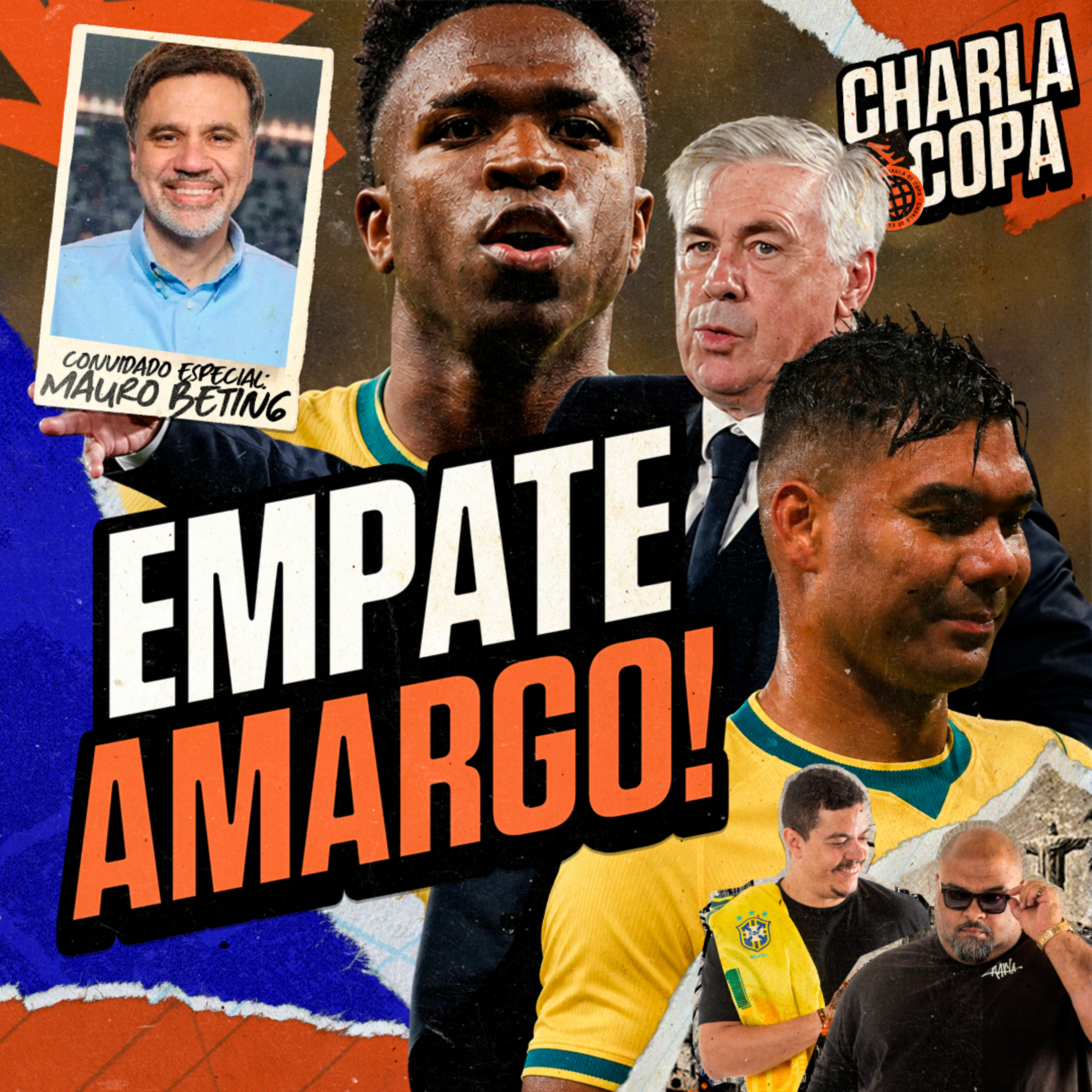 BRASIL JOGA MAL E É DOMINADO POR MARROCOS! ENDRICK PRECISA SER TITULAR? | CHARLA DE COPA #05 episode artwork