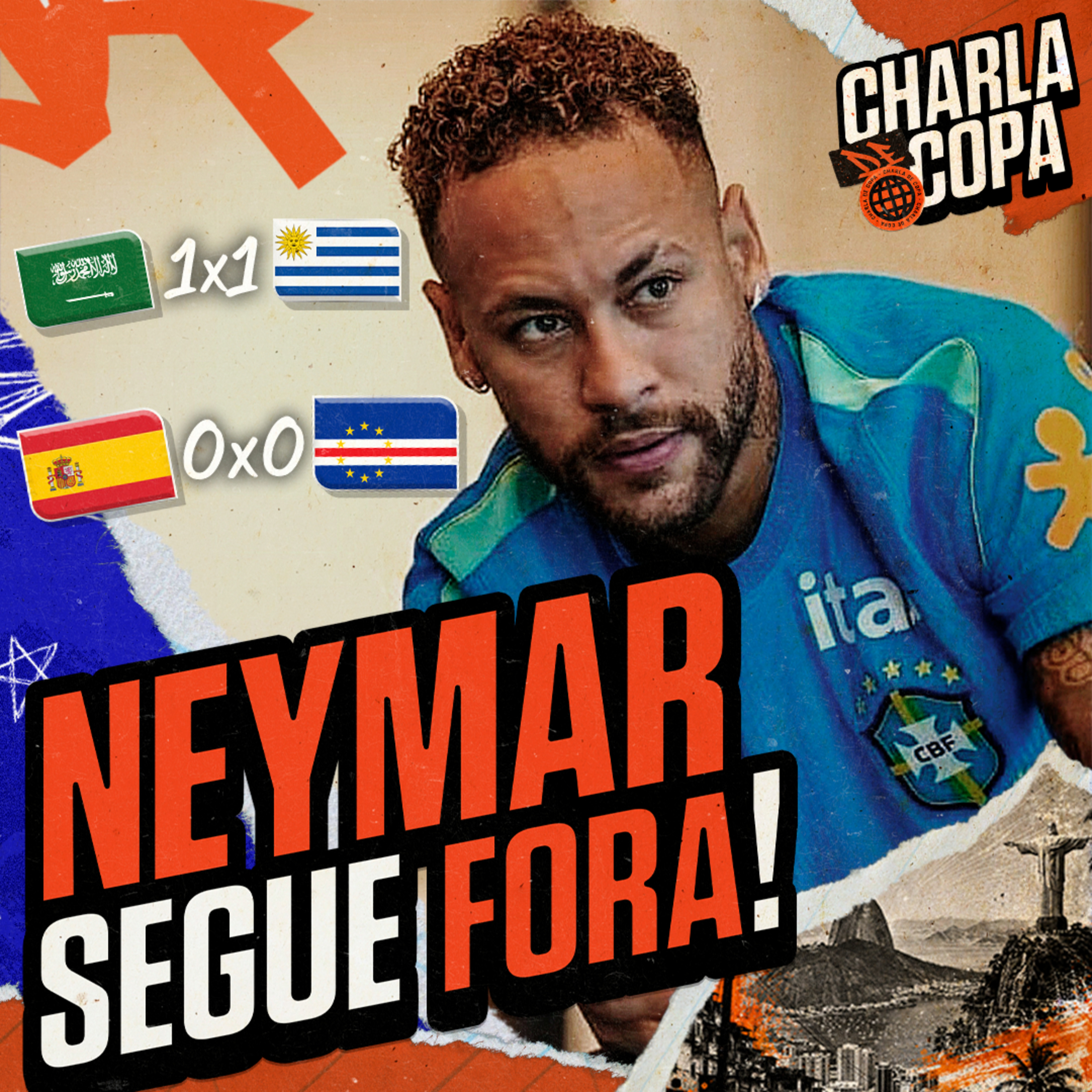 NEYMAR COMPLETA 1 MÊS SEM TREINAR! QUANDO ELE VOLTA? | CHARLA DE COPA #06 episode artwork