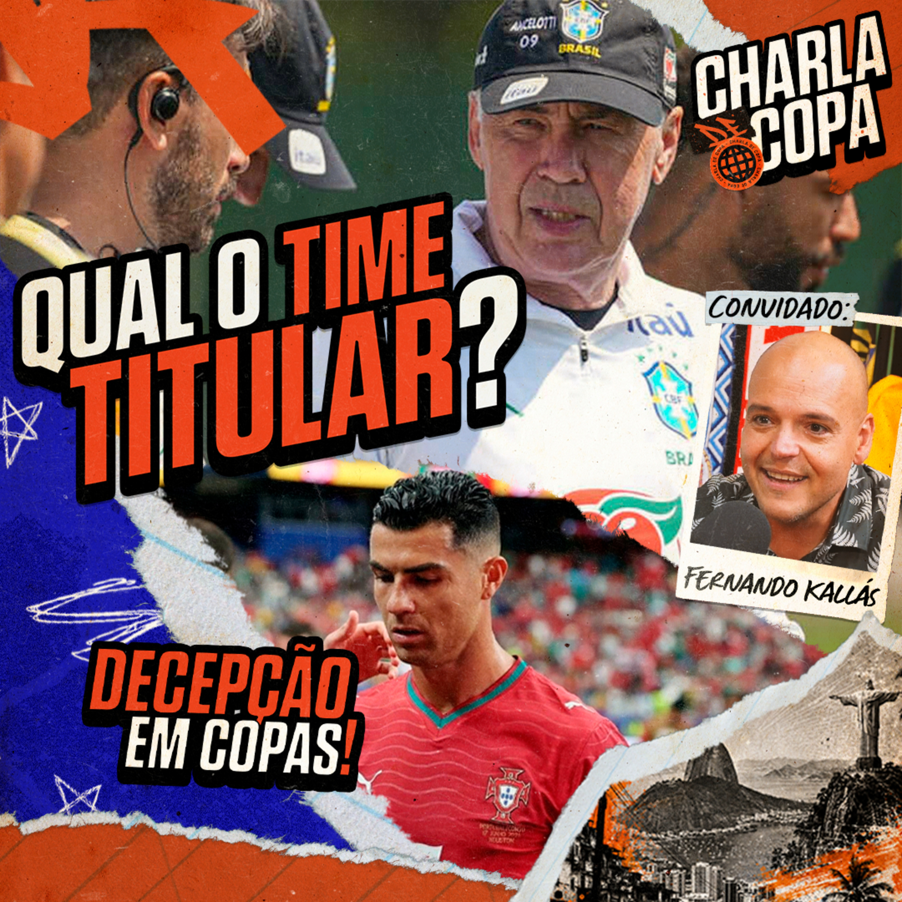 NEYMAR TREINA E ANCELOTTI COMEÇA A FAZER NOVOS TESTES! PORTUGAL EMPATA COM CONGO | CHARLA DE COPA #08 episode artwork