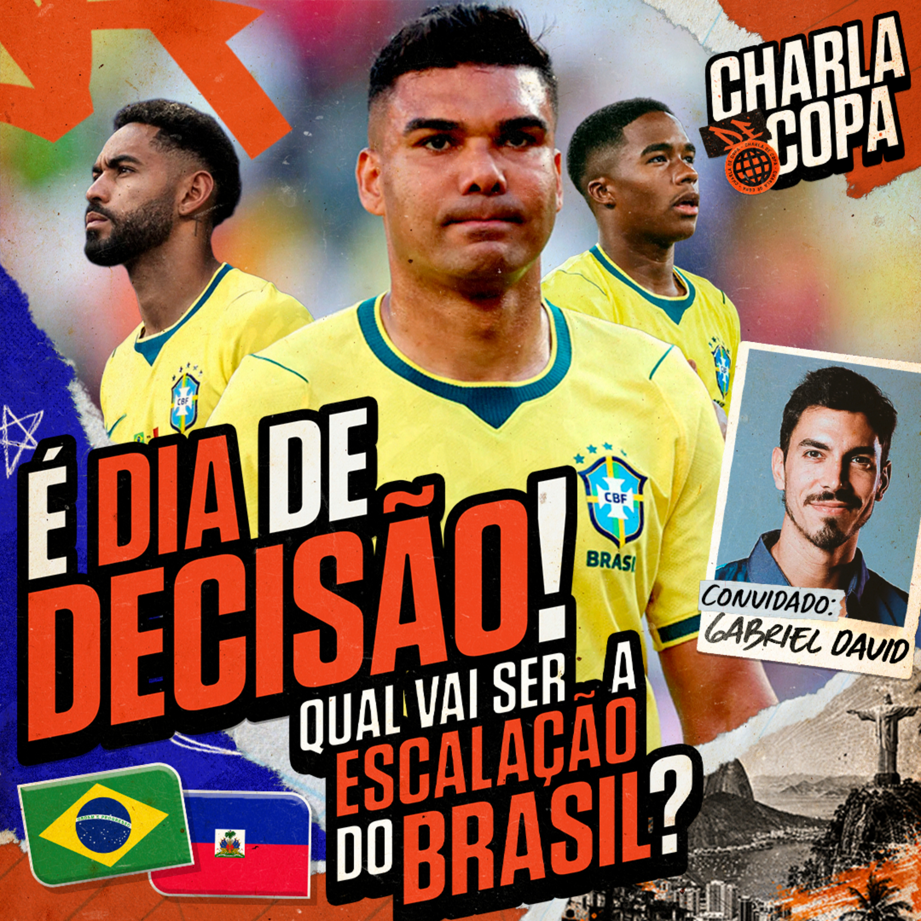 BRASIL ENFRENTA HAITI EM JOGO DECISIVO! ENDRICK TITULAR? CASEMIRO NO BANCO? | CHARLA DE COPA #09 episode artwork