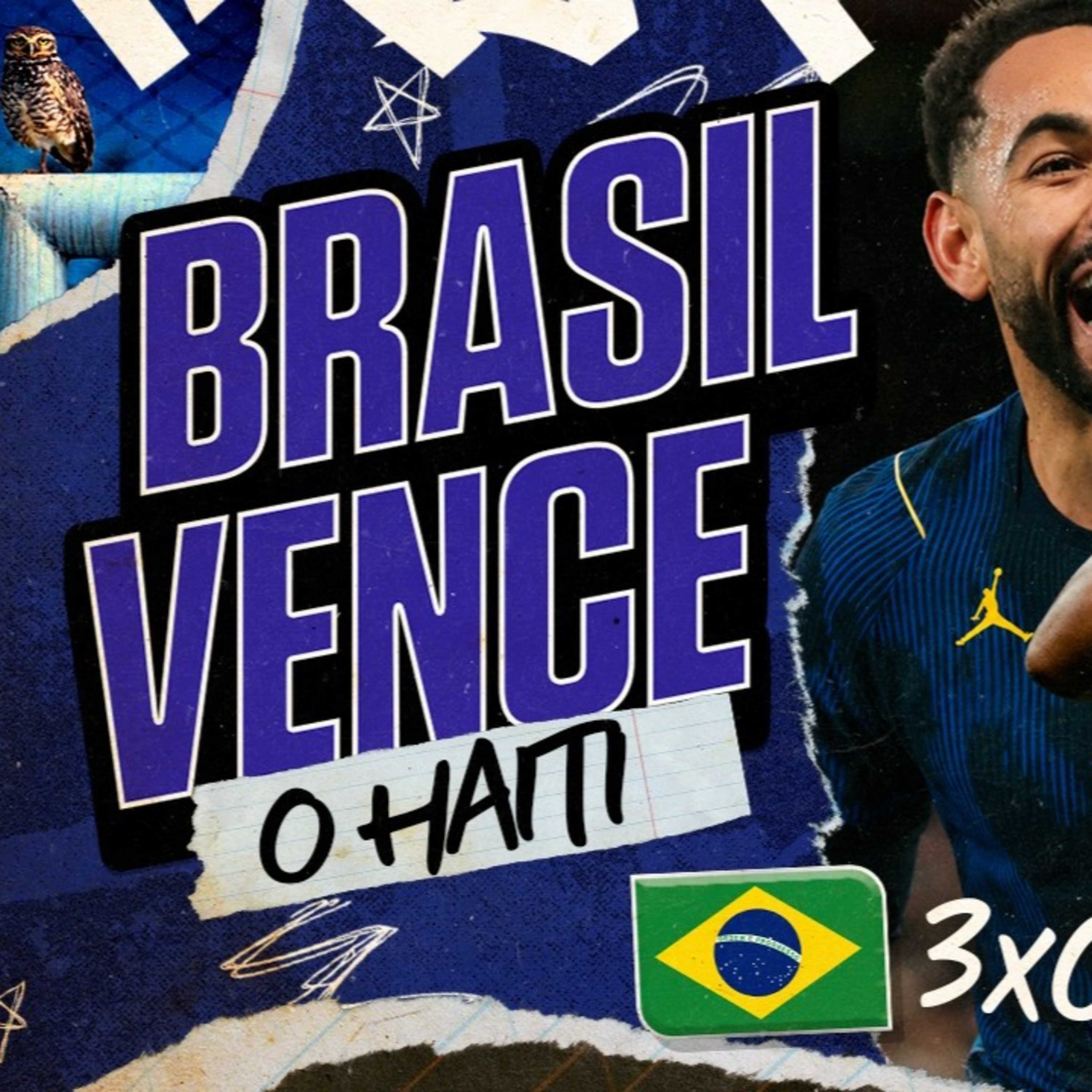 BRASIL AMASSA E VENCE A PRIMEIRA NA COPA | MADRUGADÃO DO CHARLA #02 episode artwork