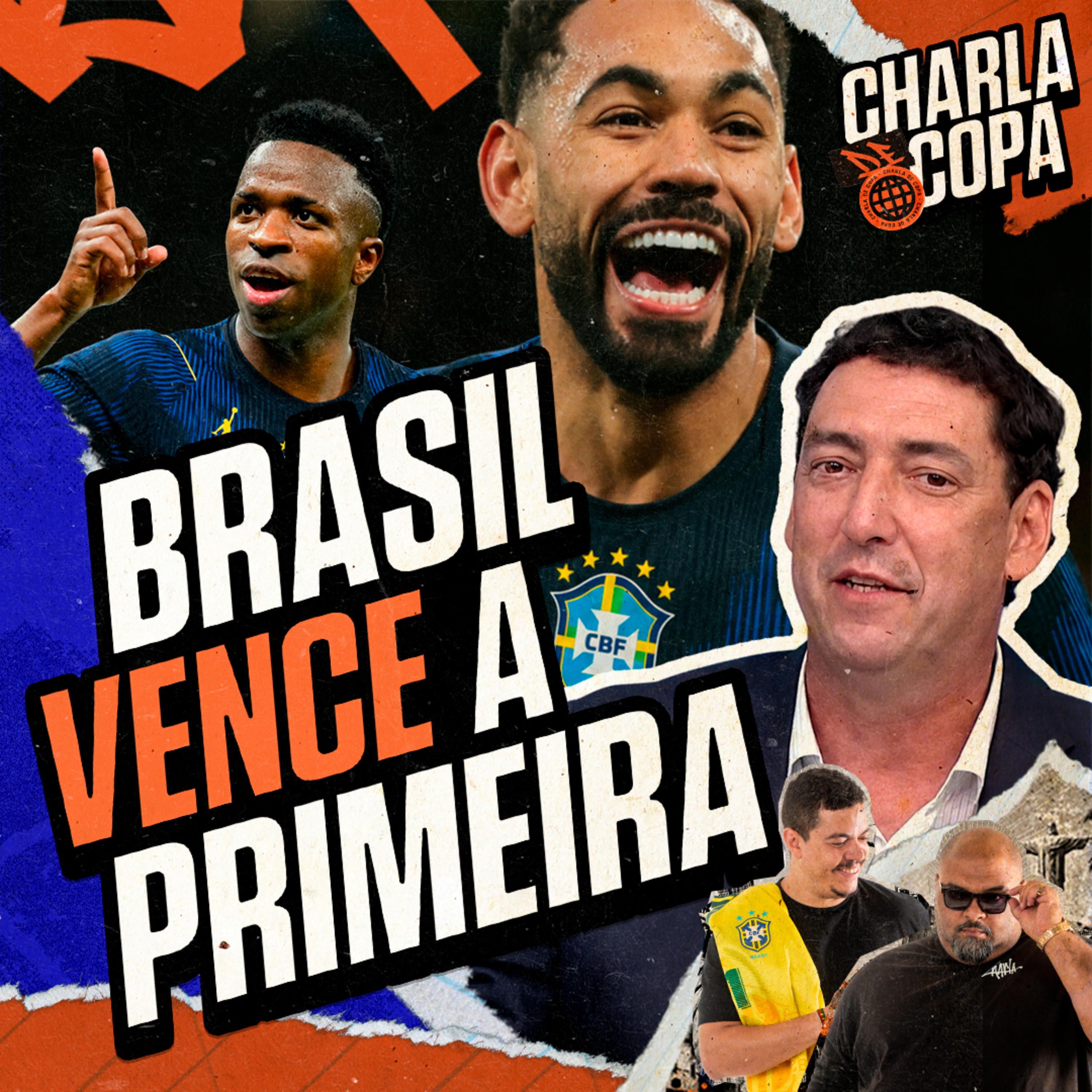 BRASIL ATROPELA HAITI COM BOAS ATUAÇÕES INDIVIDUAIS! PVC ANALISA VITÓRIA DO BRASIL! | CHARLA DE COPA #10 episode artwork