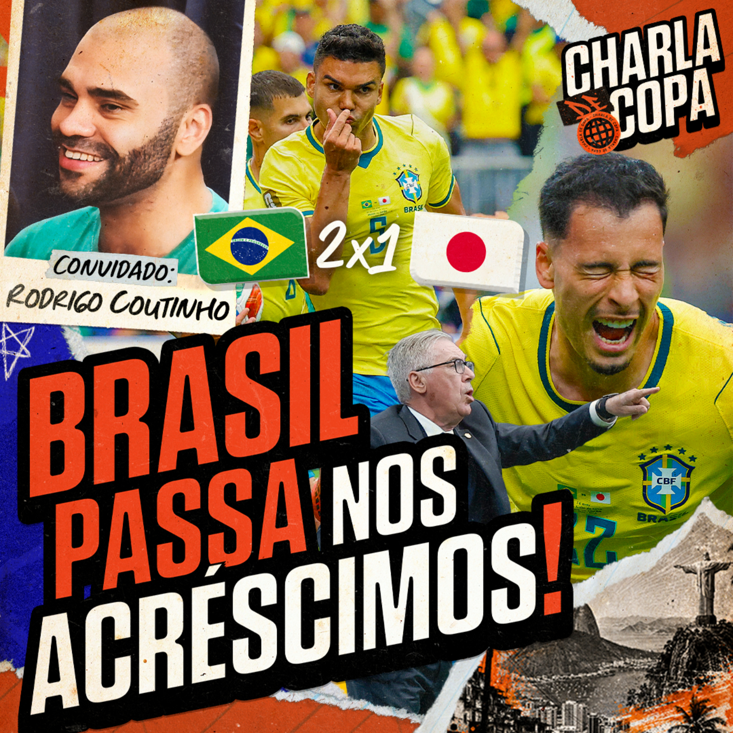CAMISA QUE ENTORTA VARAL! BRASIL CONSEGUE VITÓRIA NO ÚLTIMO LANCE | CHARLA DE COPA #19 episode artwork