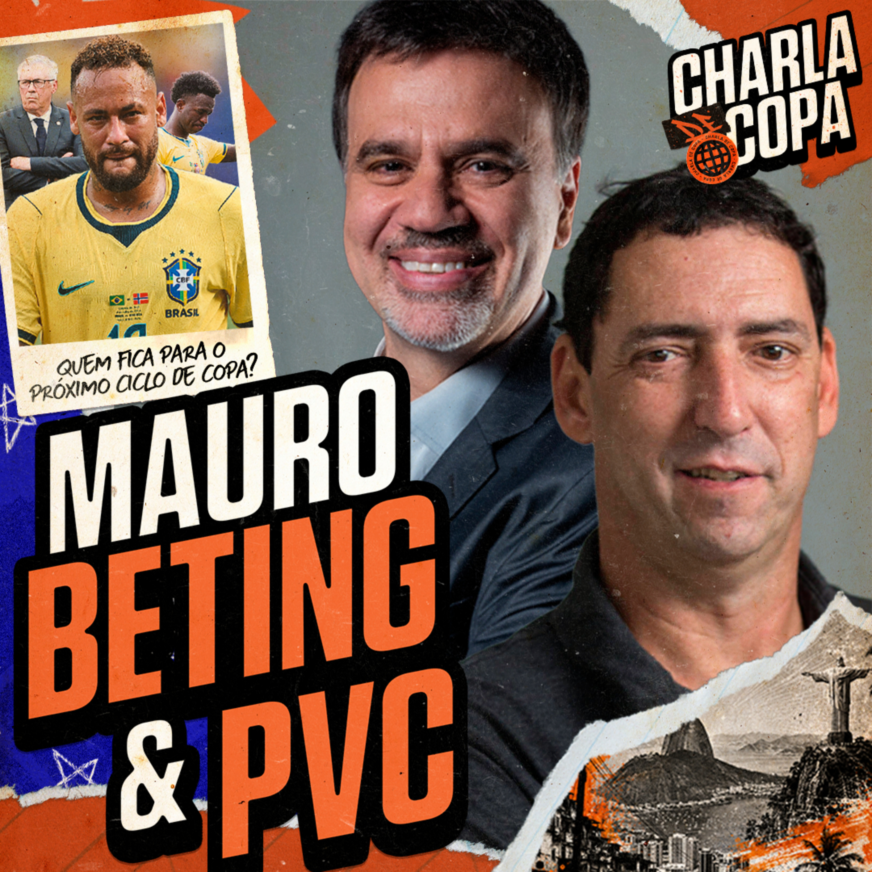 PVC E MAURO BETING ANALISAM VEXAME DO BRASIL! COPA INDO PRA RETA FINAL | CHARLA DE COPA #24 episode artwork