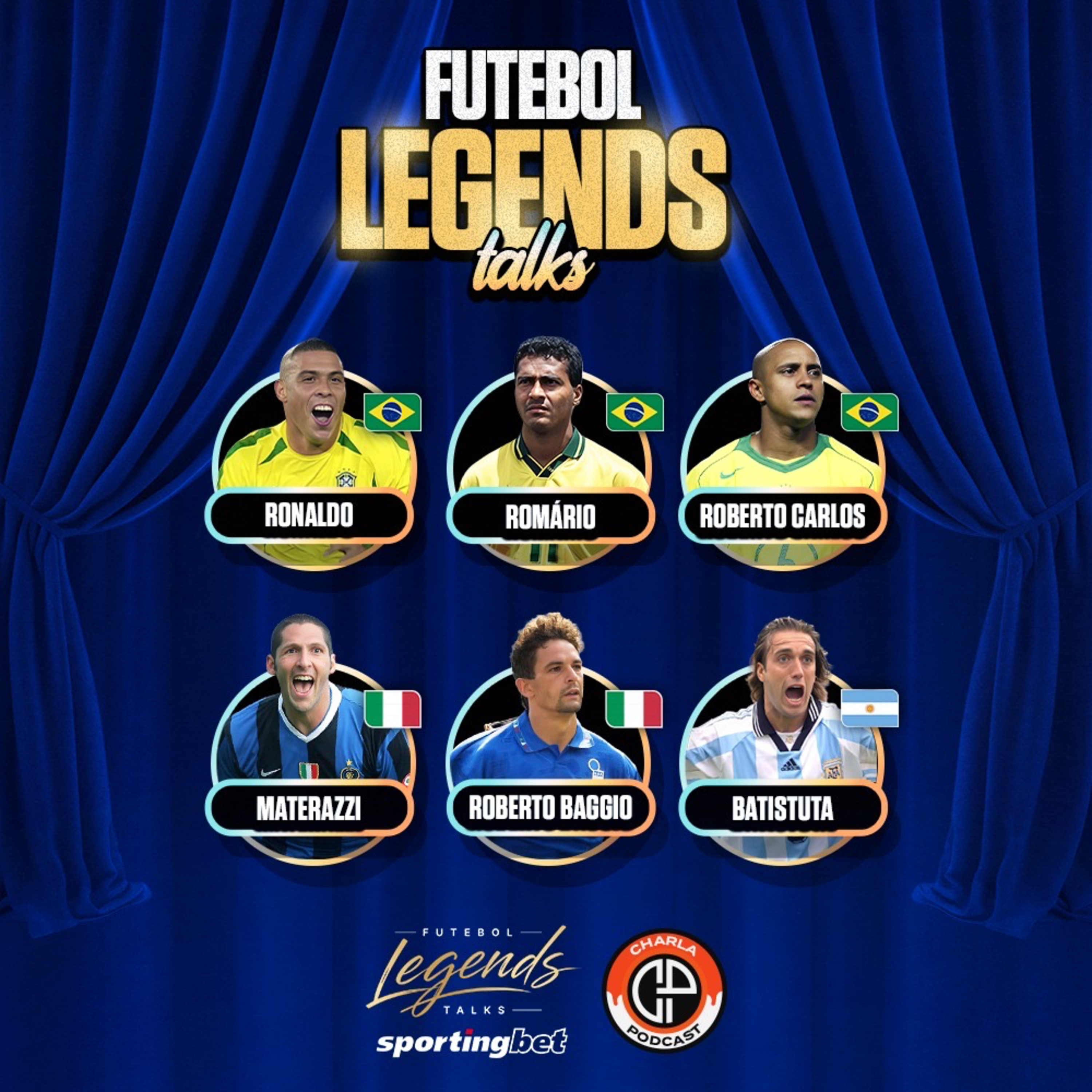Ronaldo, Romário, Baggio e mais: títulos, dramas e histórias nunca contadas | FUTEBOL LEGENDS TALKS #01 episode artwork