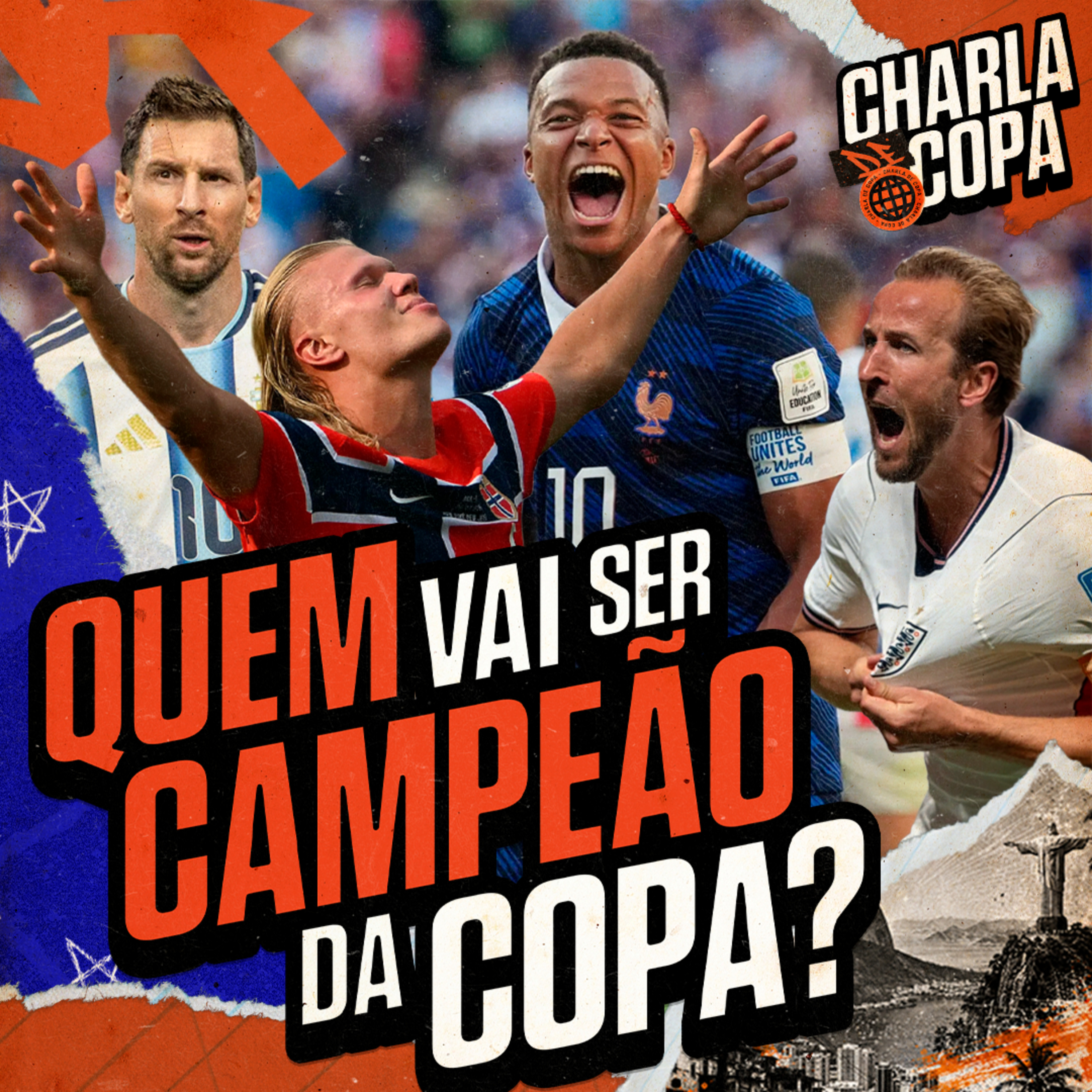 QUEM É O FAVORITO PRA GANHAR A COPA? VÃO COMEÇAR AS QUARTA DE FINAL! | CHARLA DE COPA #26 episode artwork