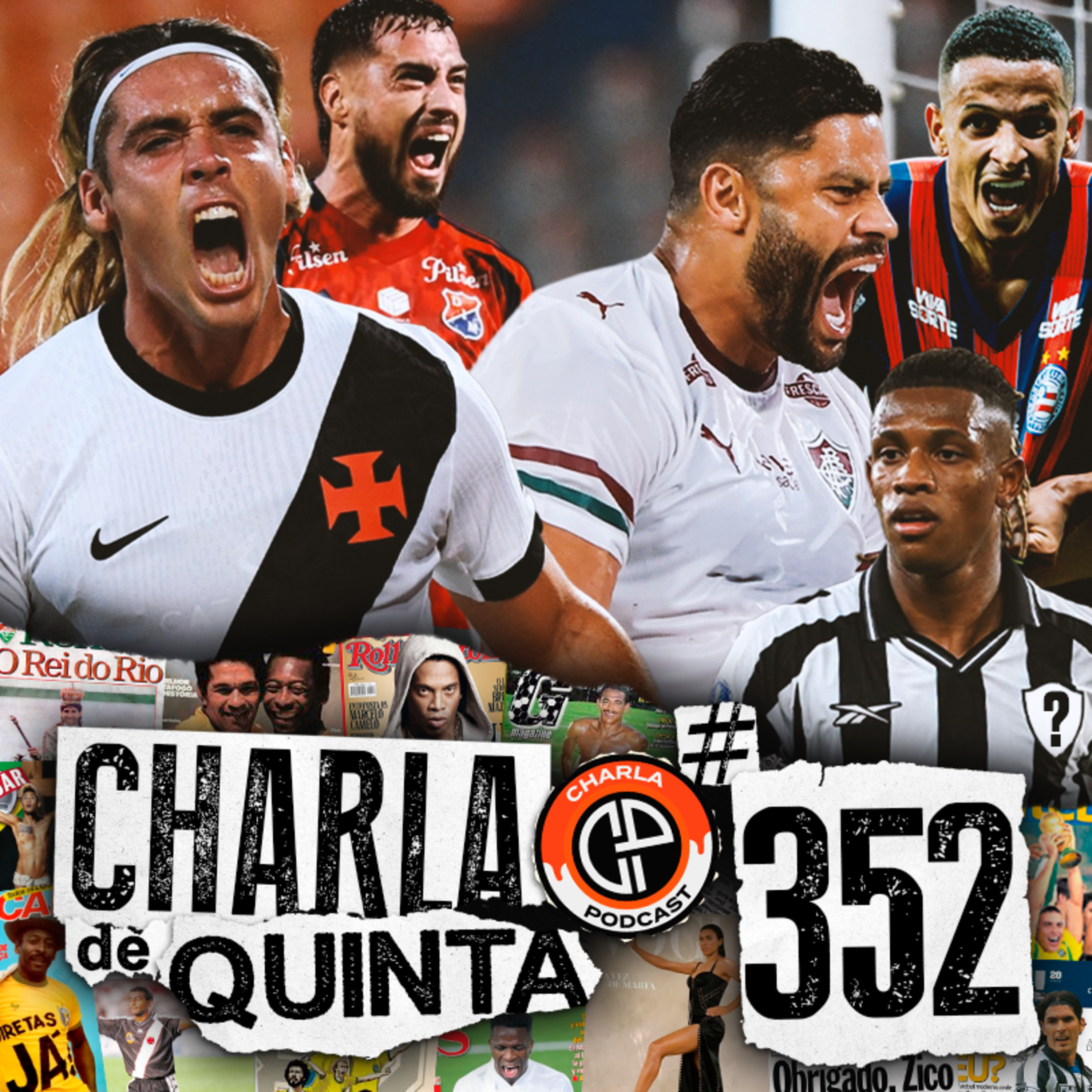 LUIZ HENRIQUE PERTO DO FLAMENGO! DIA DE VASCO PELA SULA E FLU PELO BRASILEIRO! | CHARLA DE QUINTA #352