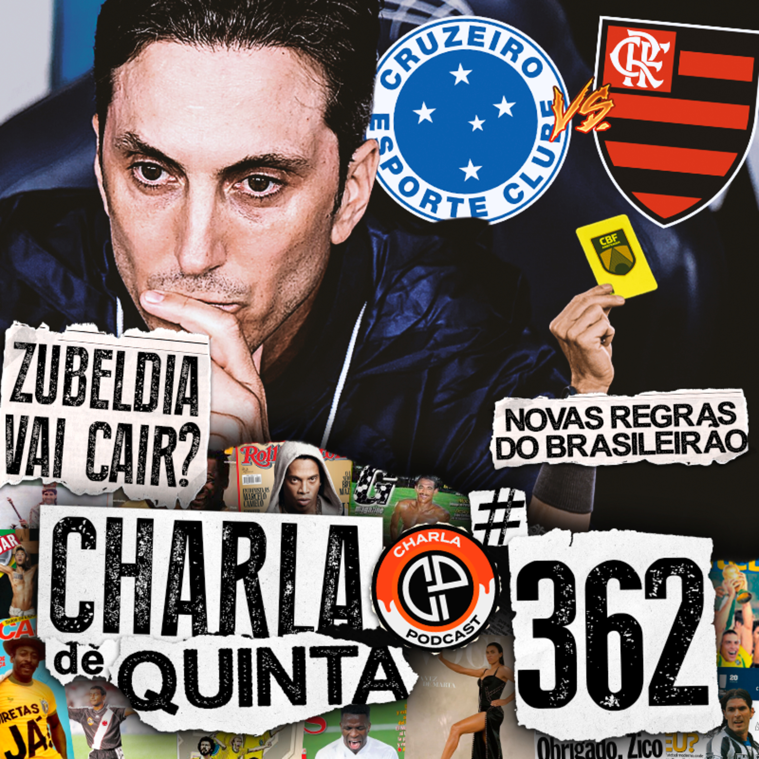 FLU JOGA MAL E ZUBELDIA SEGUE NO COMANDO! NOVAS REGRAS DO FUTEBOL BRASILEIRO! FLAMENGO X CRUZEIRO! - CHARLA DE QUINTA #362